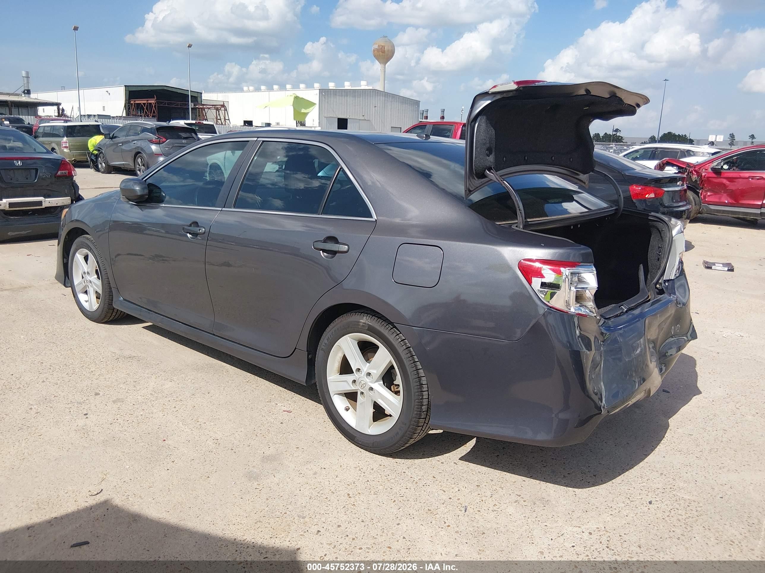 2013 Toyota Camry Se Gray vin: 4T1BF1FK8DU287426