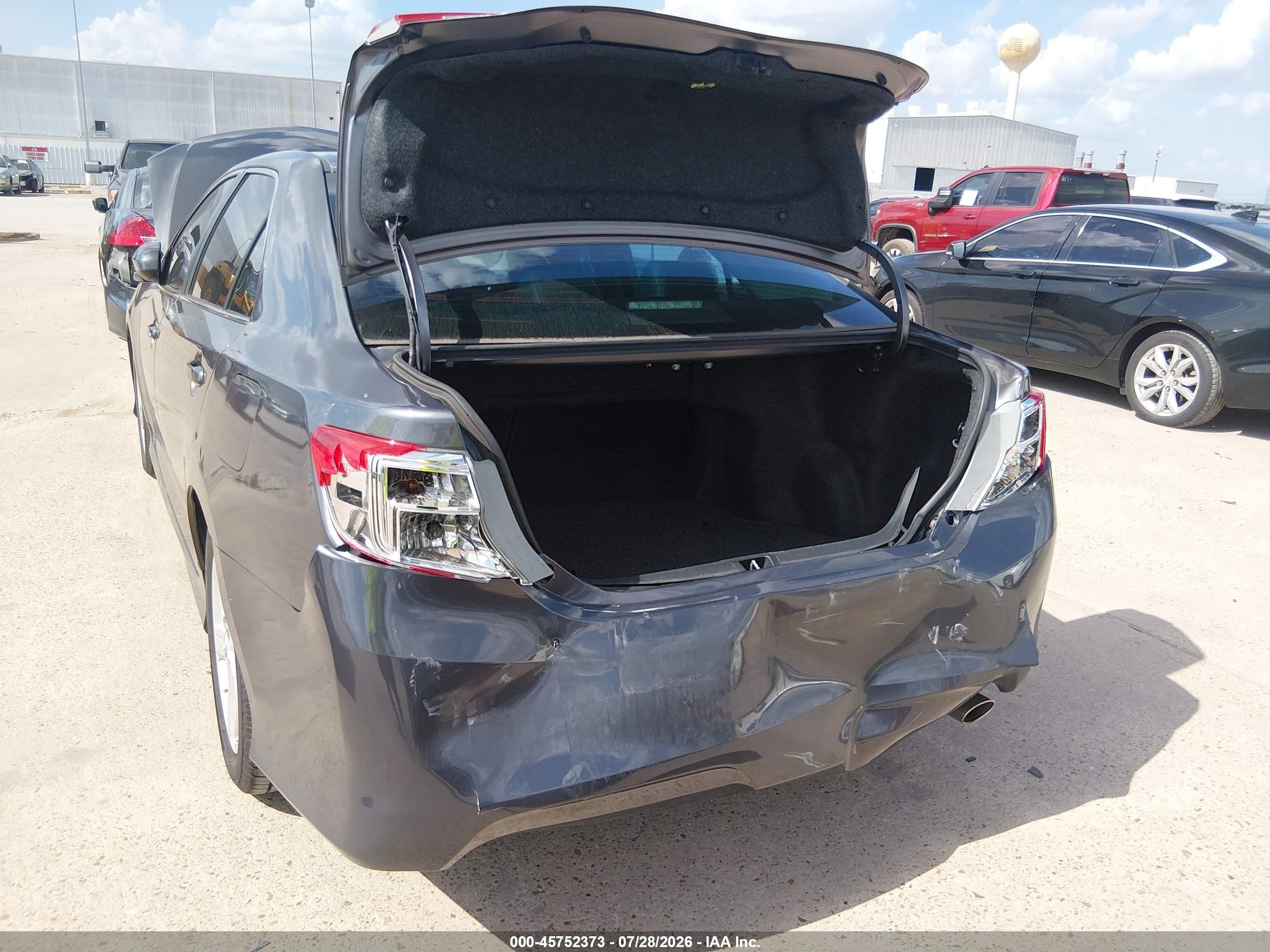 2013 Toyota Camry Se Gray vin: 4T1BF1FK8DU287426