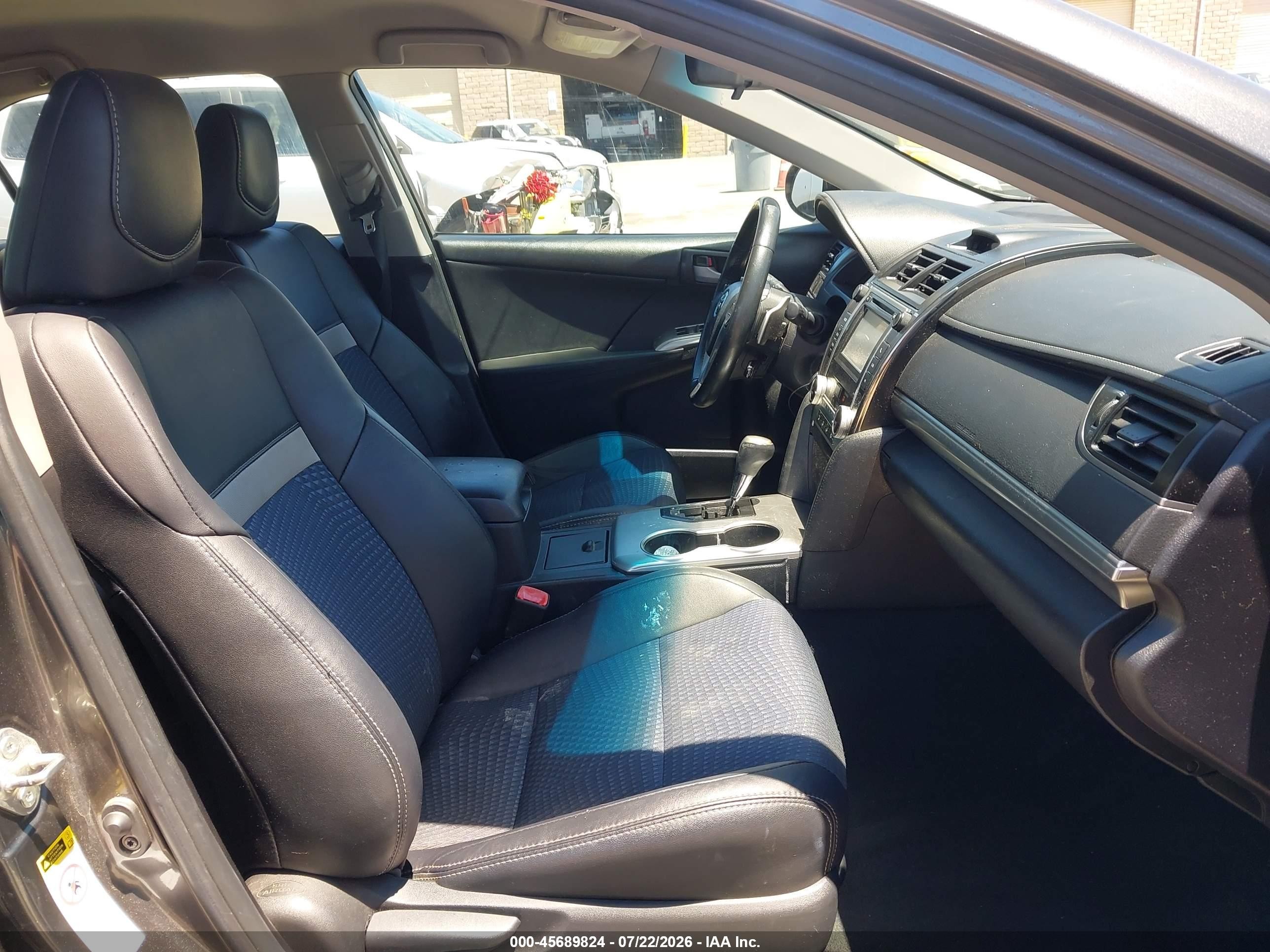 2013 Toyota Camry Se Gray vin: 4T1BF1FK8DU289743