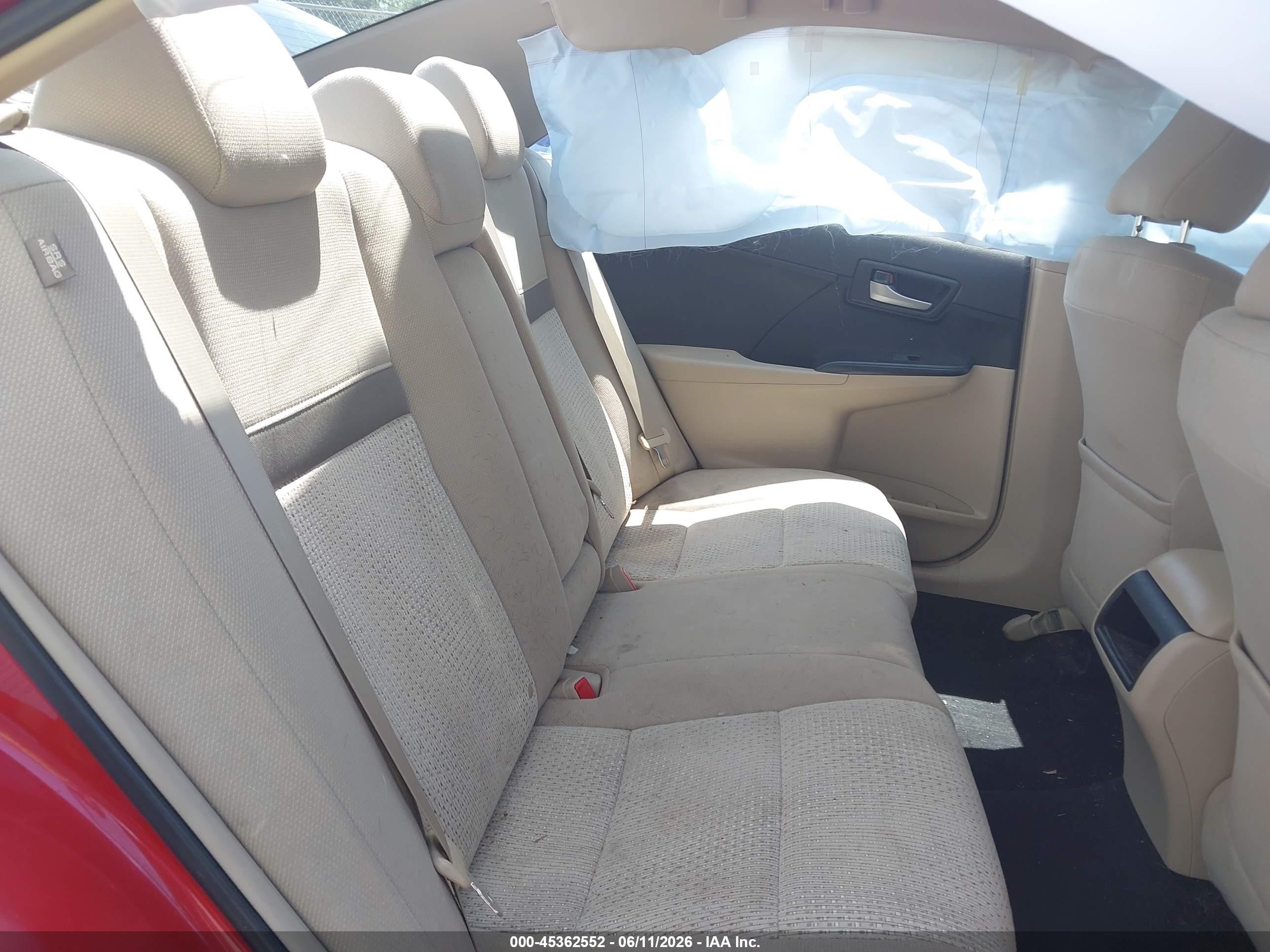 2013 Toyota Camry Le Red vin: 4T1BF1FK8DU642336