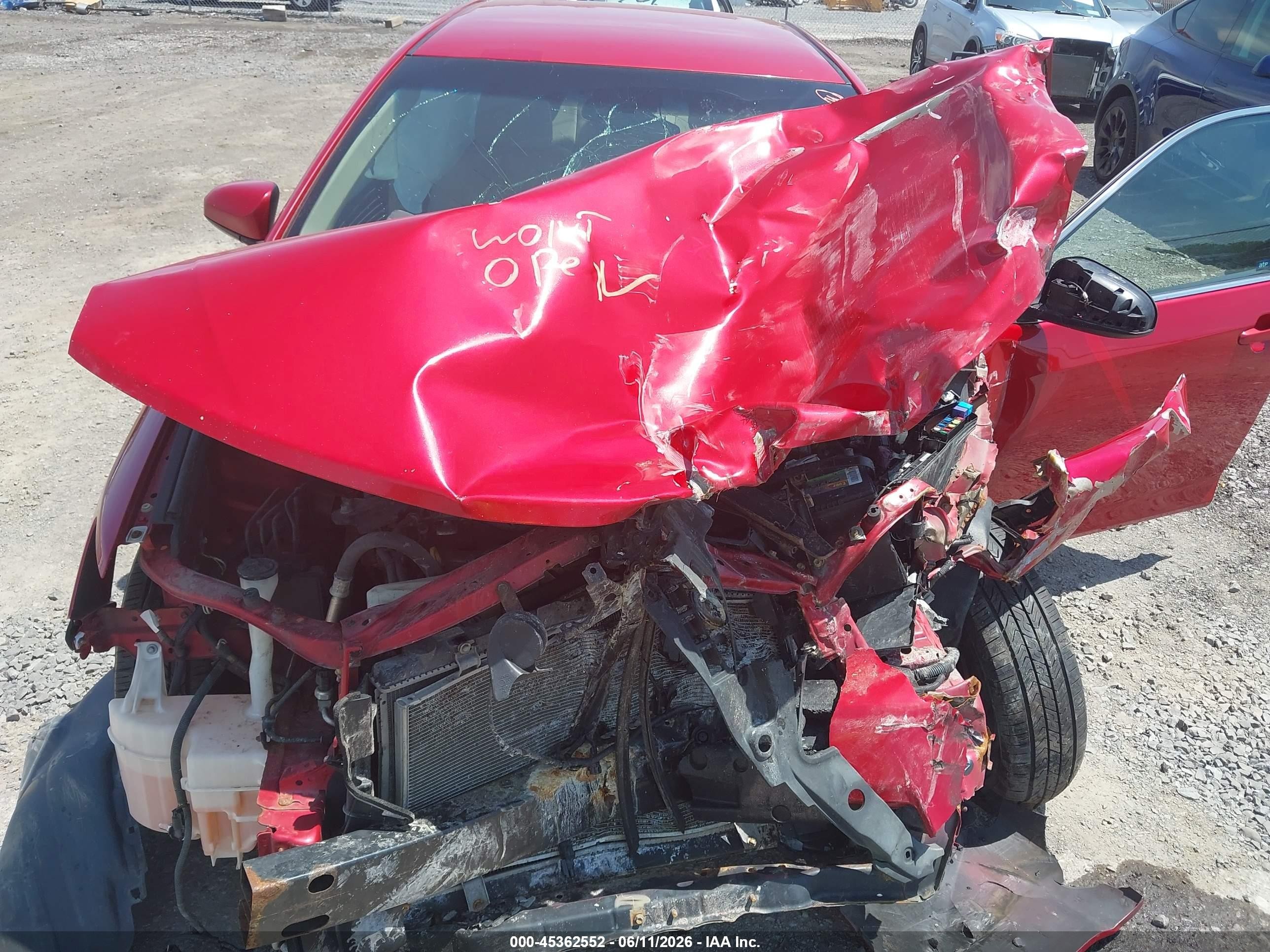 2013 Toyota Camry Le Red vin: 4T1BF1FK8DU642336