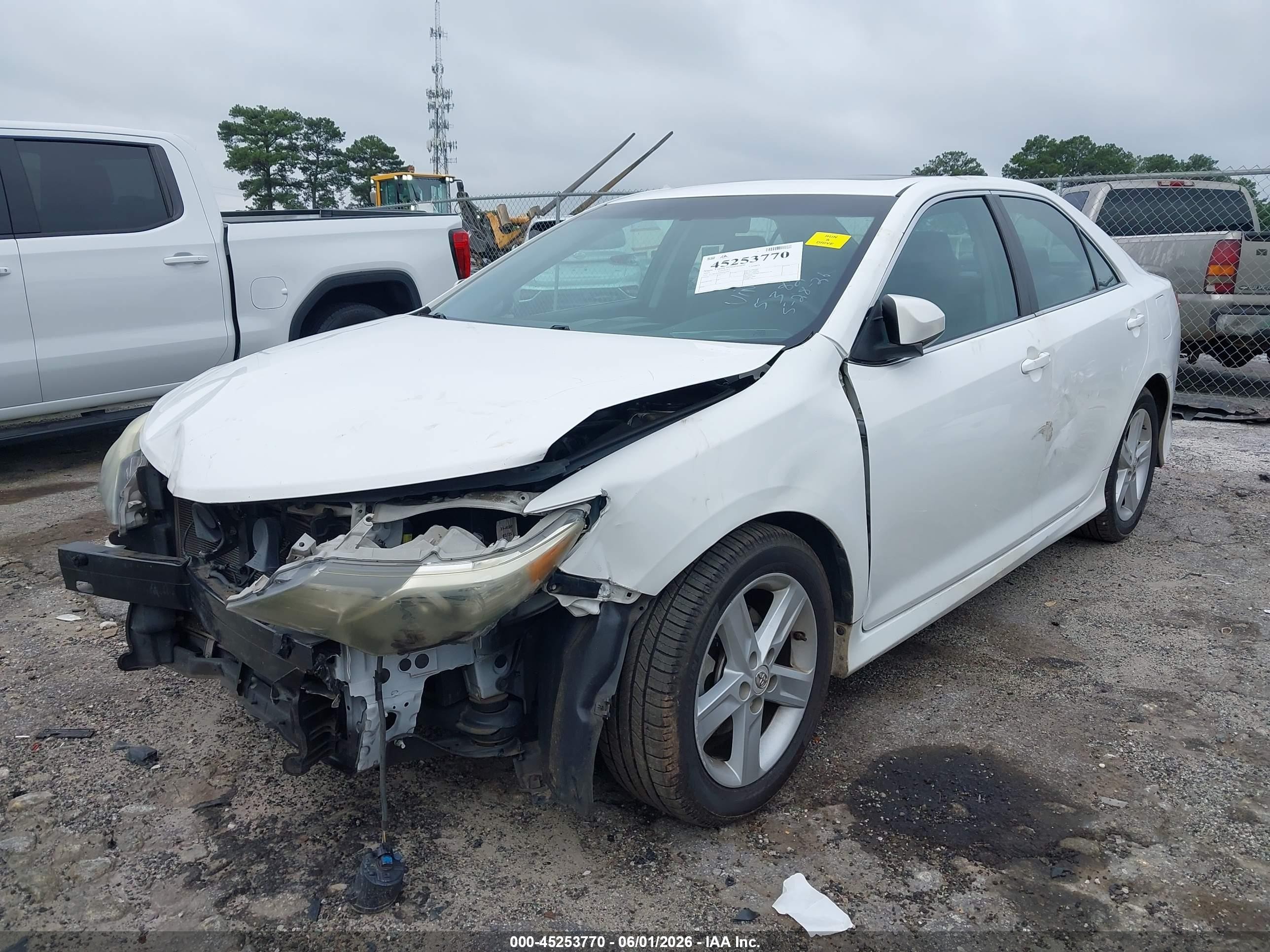 2013 Toyota Camry Se White vin: 4T1BF1FK8DU645382