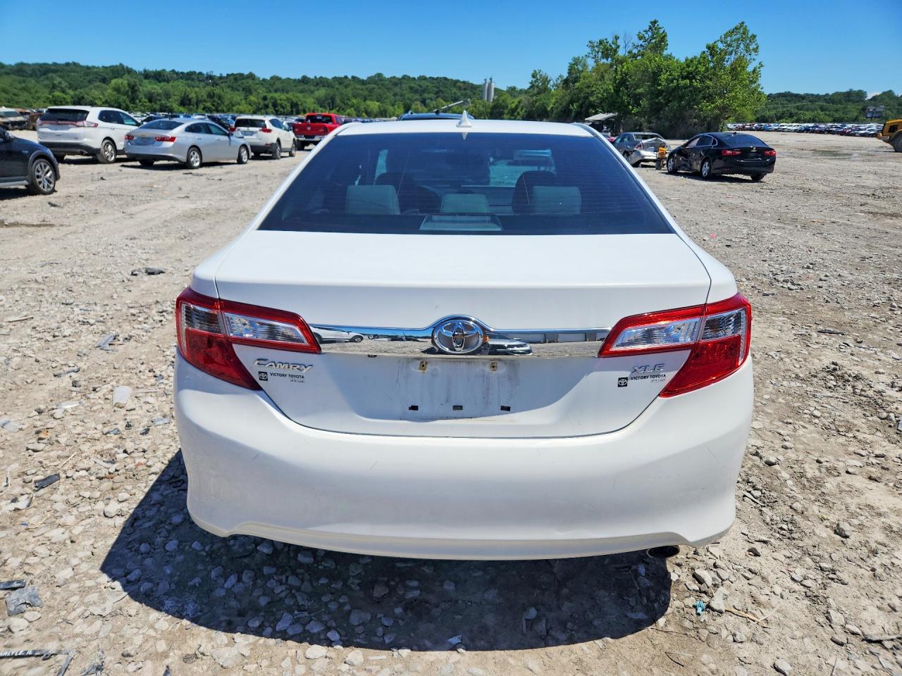 2013 Toyota Camry Xle White vin: 4T1BF1FK8DU648217