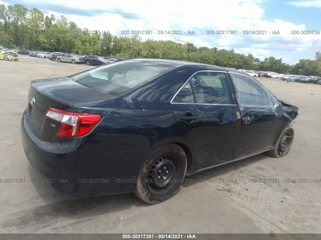 2013 Toyota Camry L/le/se/xle Black vin: 4T1BF1FK8DU654714