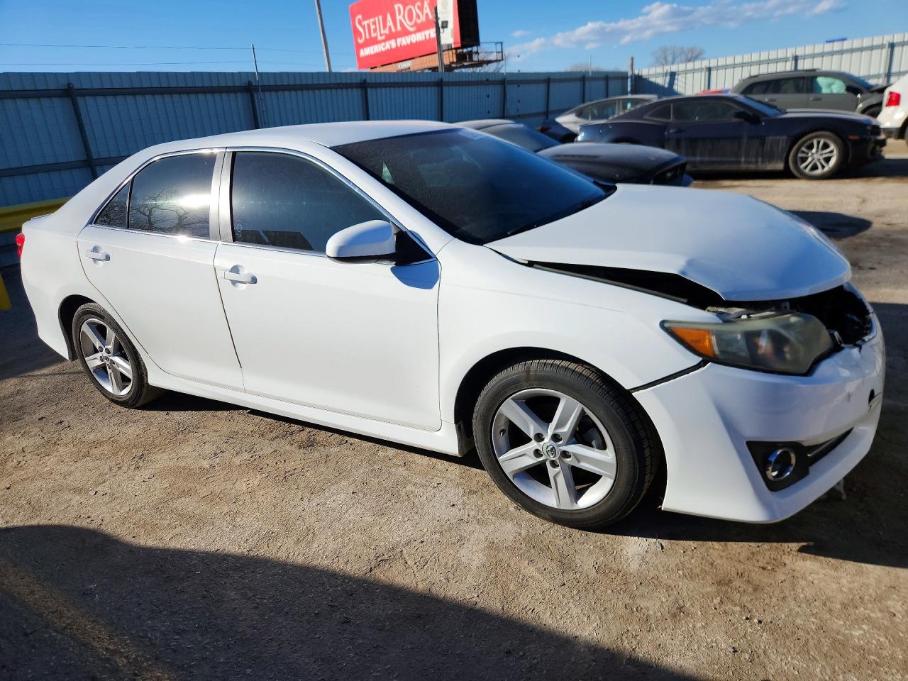 2013 Toyota Camry White vin: 4T1BF1FK8DU659993