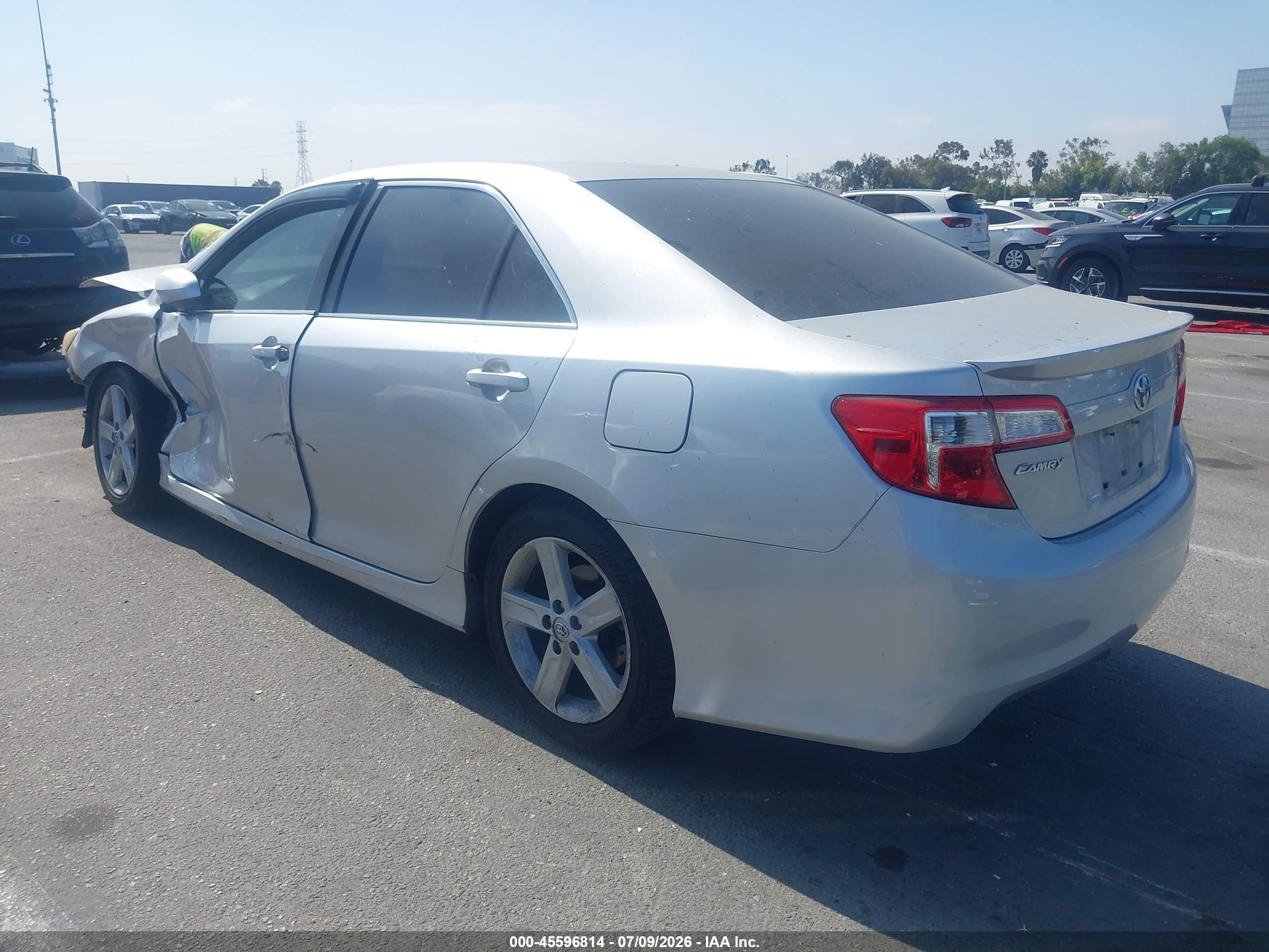 2013 Toyota Camry Se Silver vin: 4T1BF1FK8DU675711