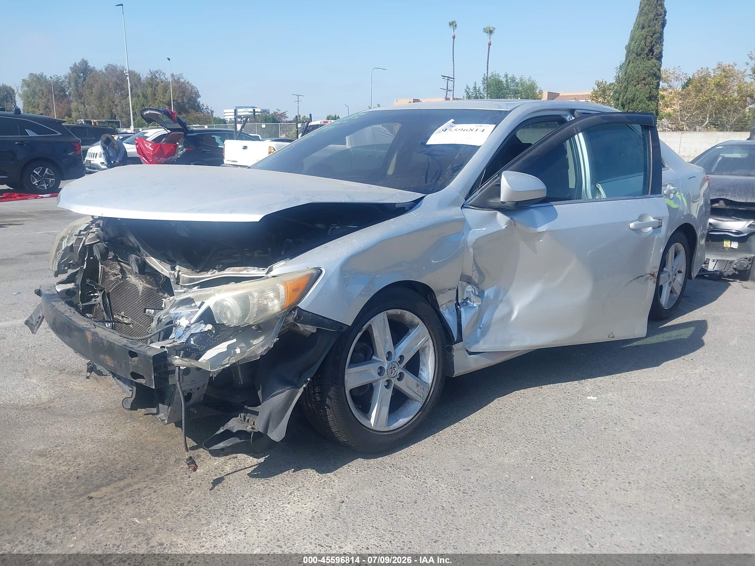 2013 Toyota Camry Se Silver vin: 4T1BF1FK8DU675711