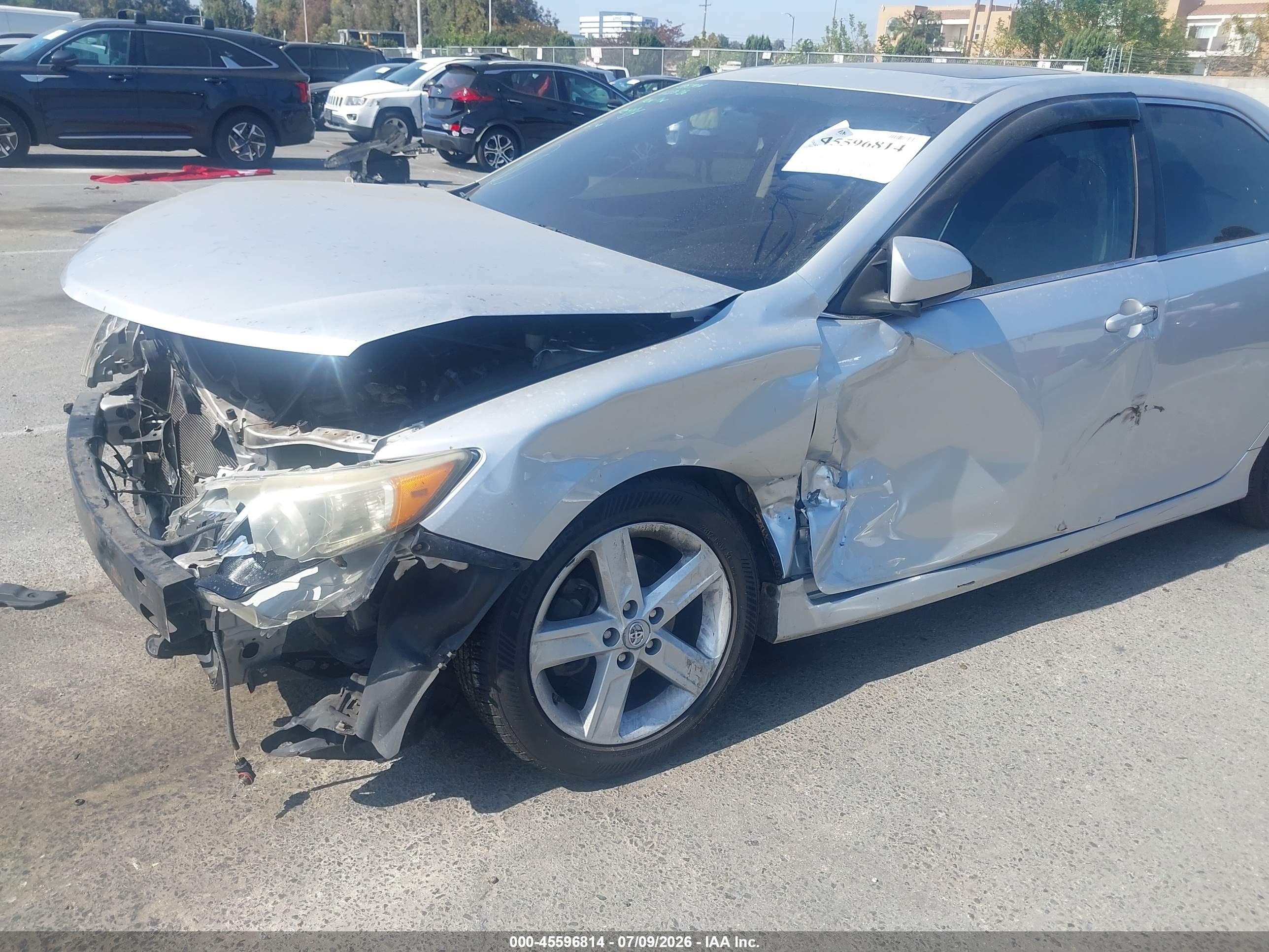 2013 Toyota Camry Se Silver vin: 4T1BF1FK8DU675711
