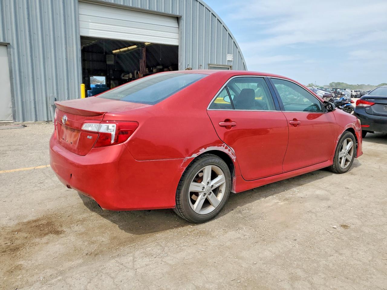 2013 Toyota Camry Se Red vin: 4T1BF1FK8DU676244