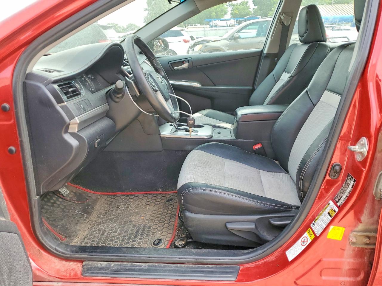 2013 Toyota Camry Se Red vin: 4T1BF1FK8DU676244