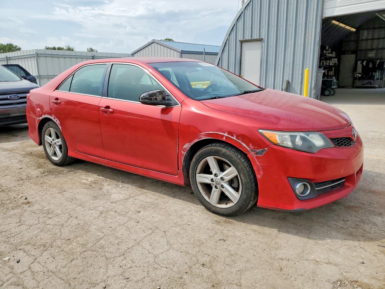 2013 Toyota Camry Se Red vin: 4T1BF1FK8DU676244