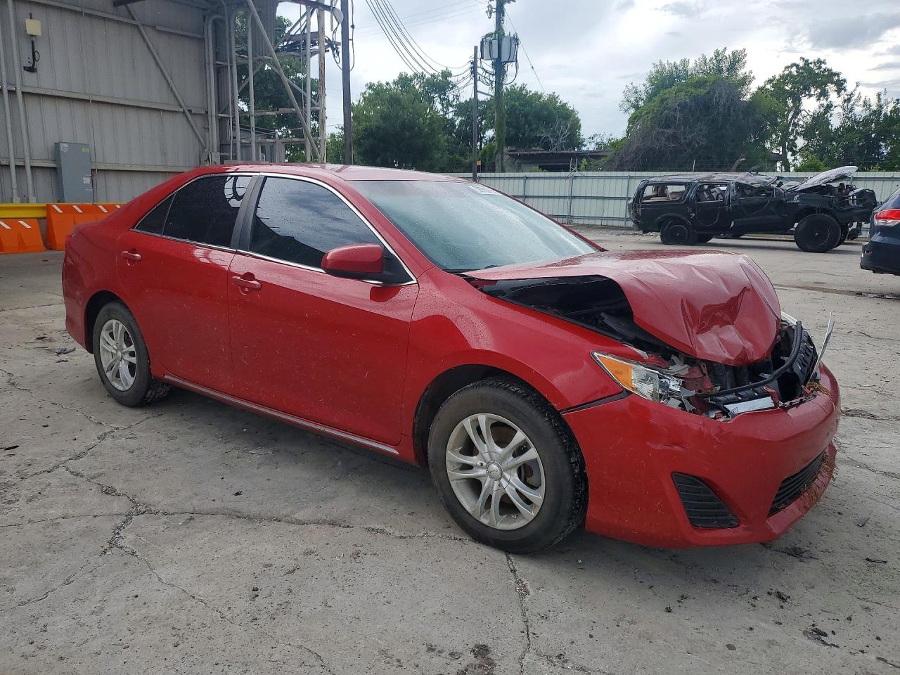 2013 Toyota Camry Le Red vin: 4T1BF1FK8DU677698