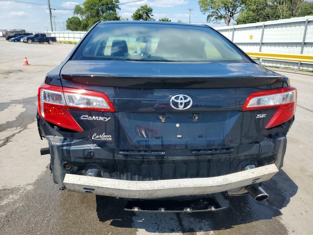 2013 Toyota Camry Se Blue vin: 4T1BF1FK8DU683503