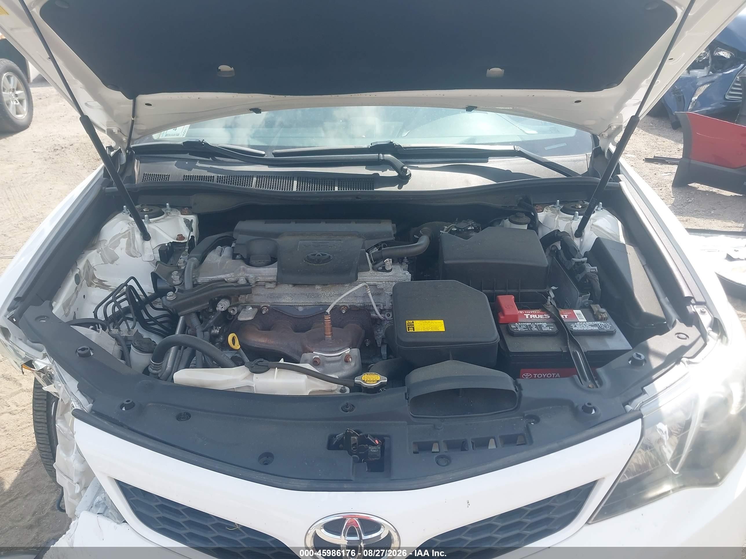 2013 Toyota Camry Se White vin: 4T1BF1FK8DU687583