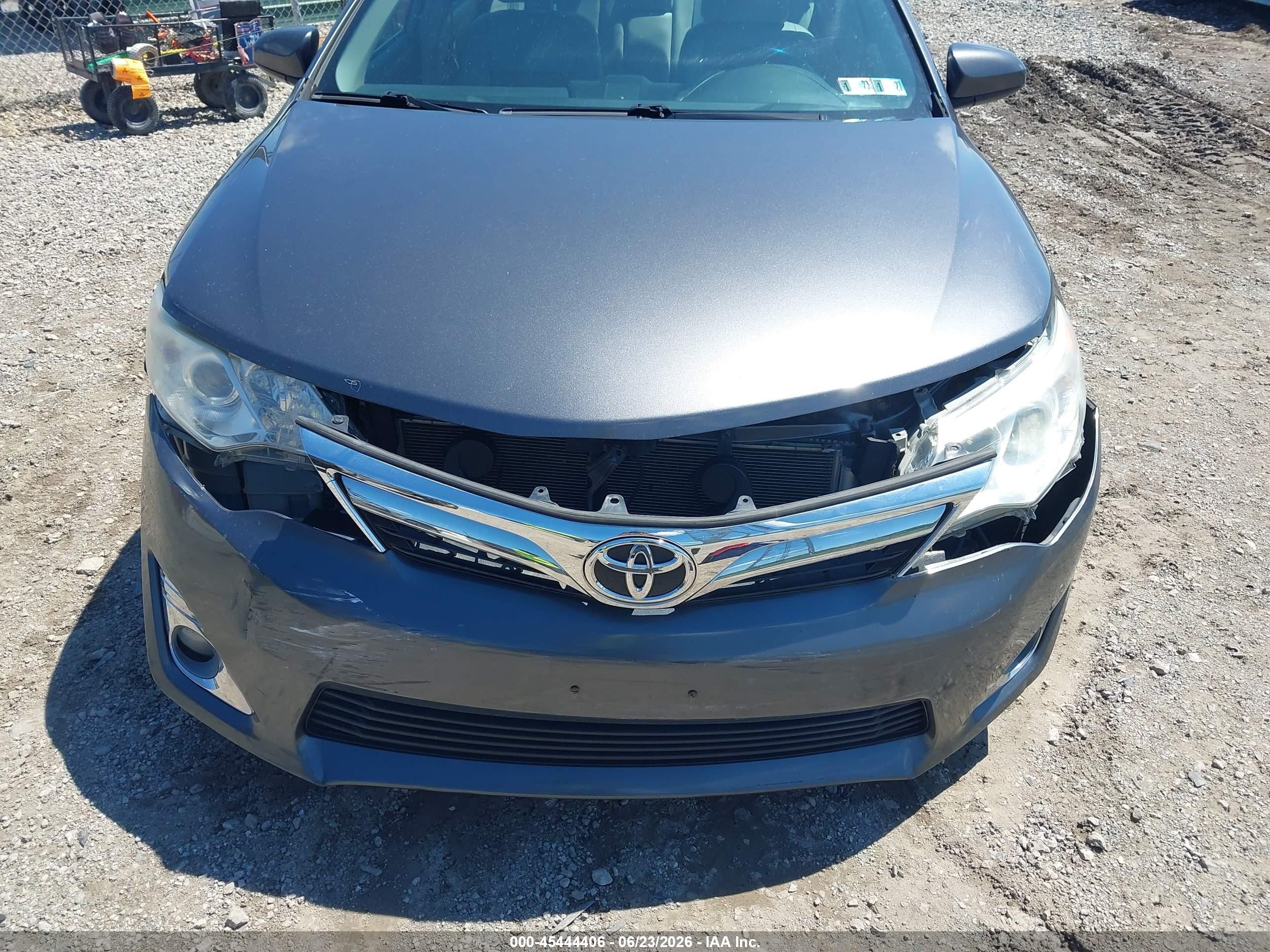 2013 Toyota Camry Xle Gray vin: 4T1BF1FK8DU697322