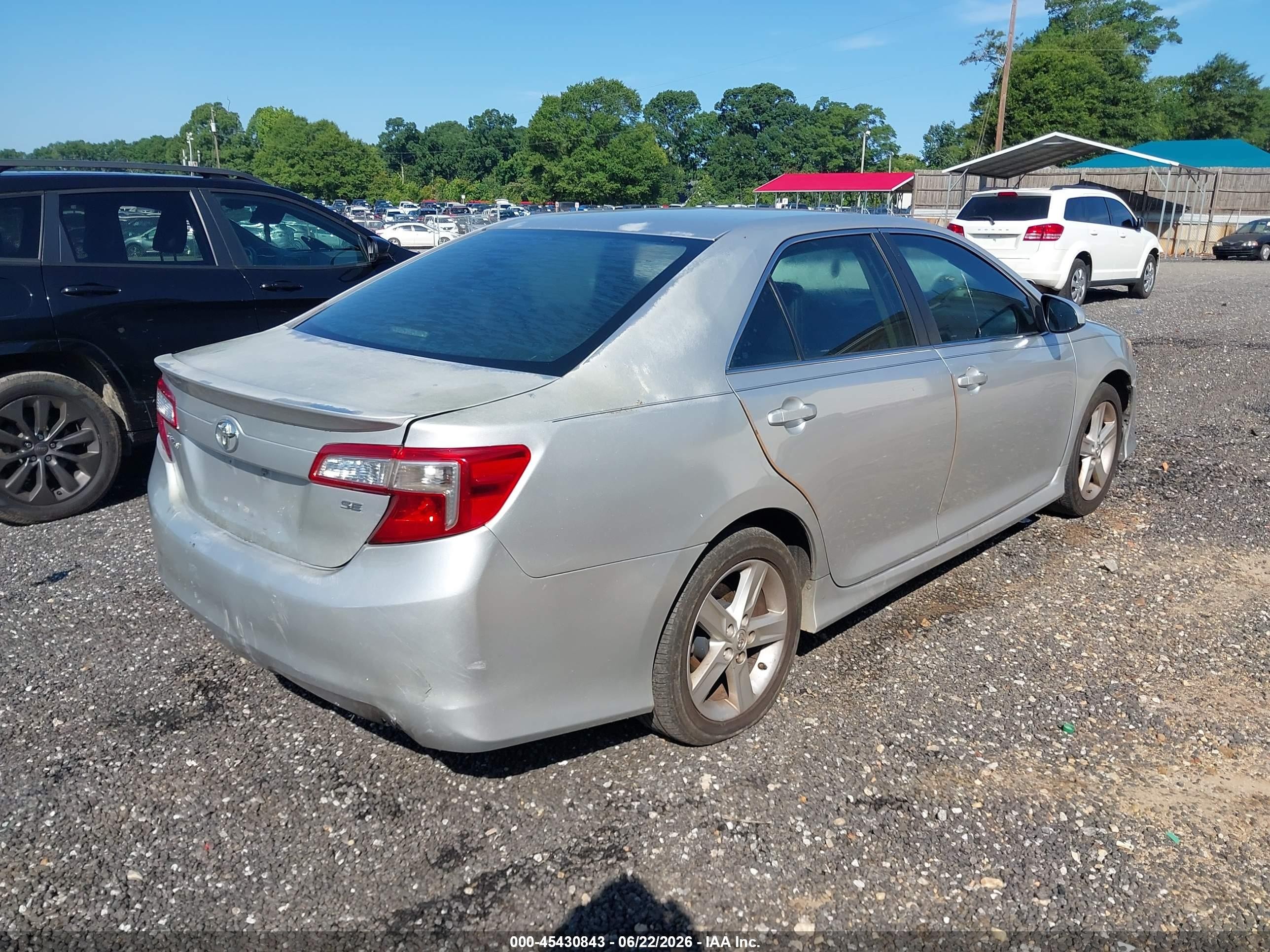 2013 Toyota Camry Se Silver vin: 4T1BF1FK8DU704205