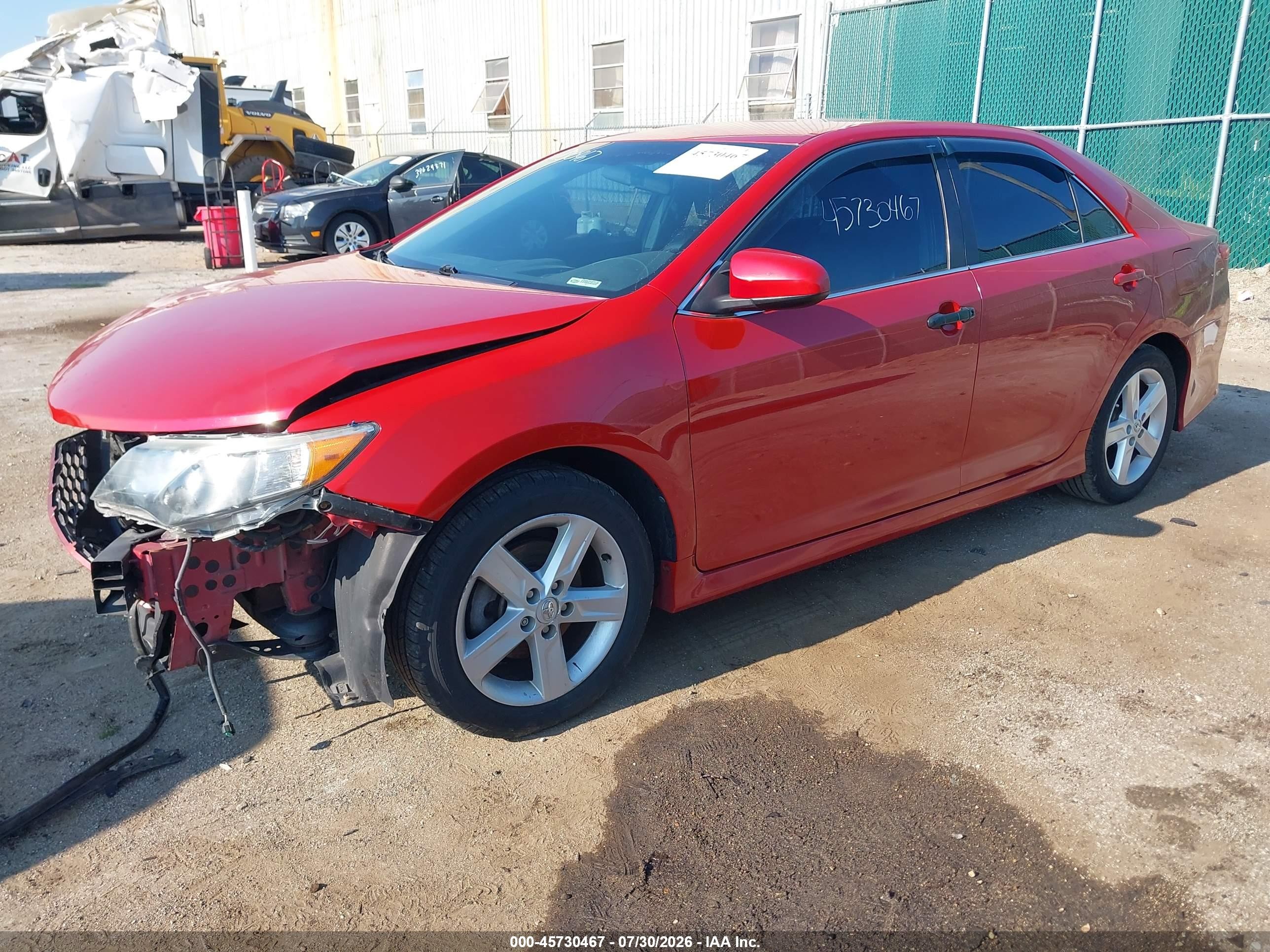 2013 Toyota Camry Se Red vin: 4T1BF1FK8DU709081