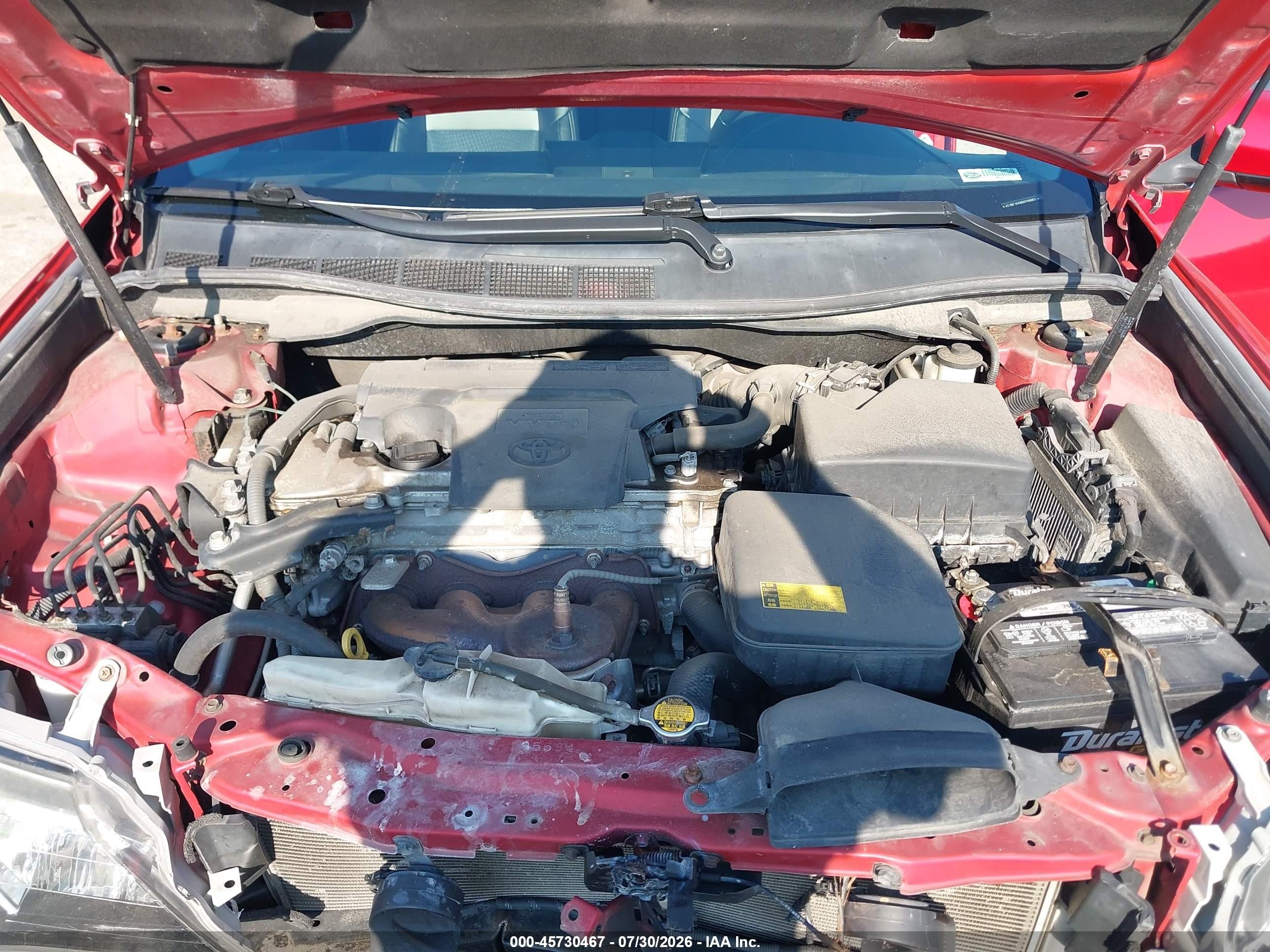 2013 Toyota Camry Se Red vin: 4T1BF1FK8DU709081