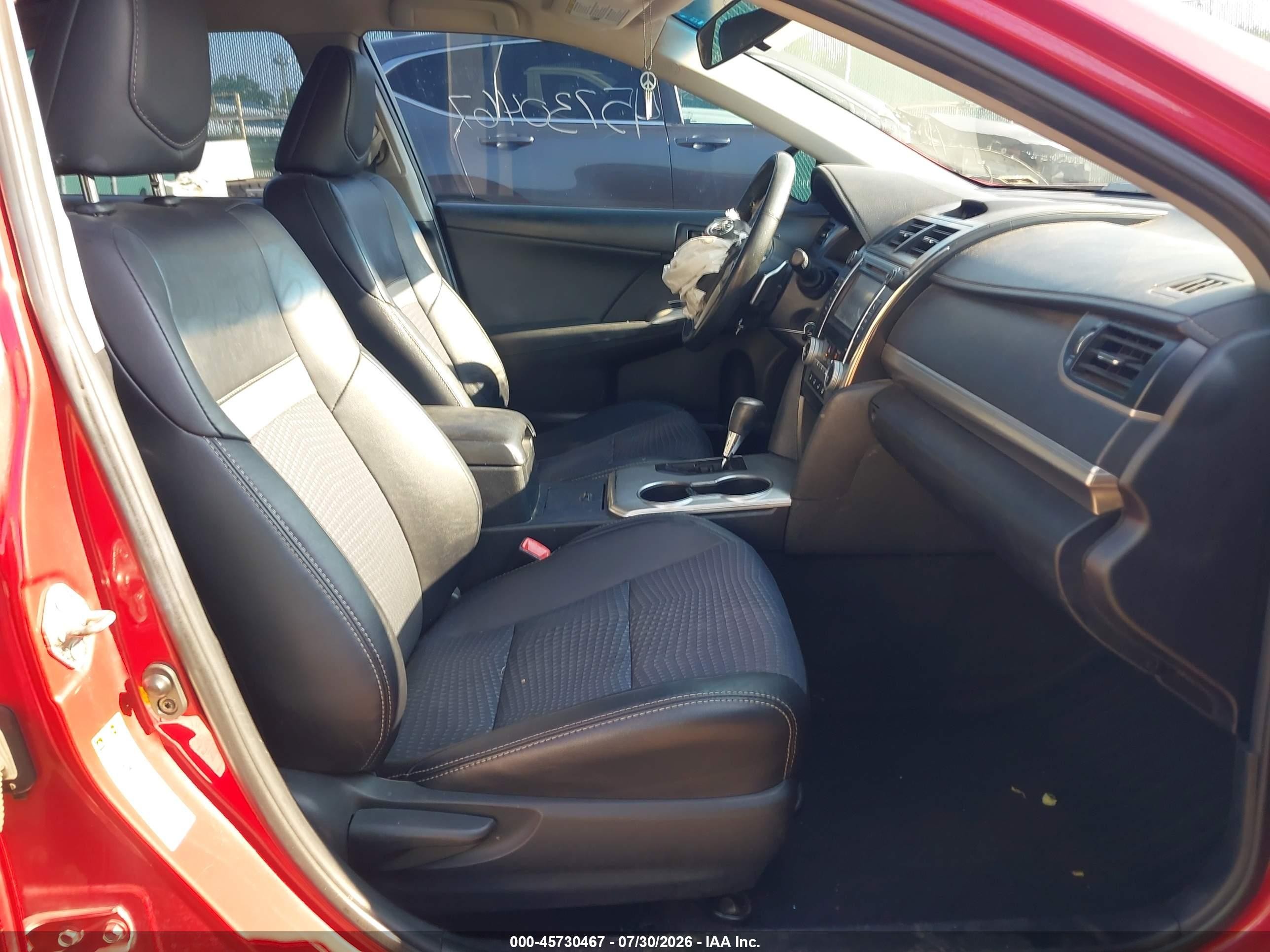 2013 Toyota Camry Se Red vin: 4T1BF1FK8DU709081