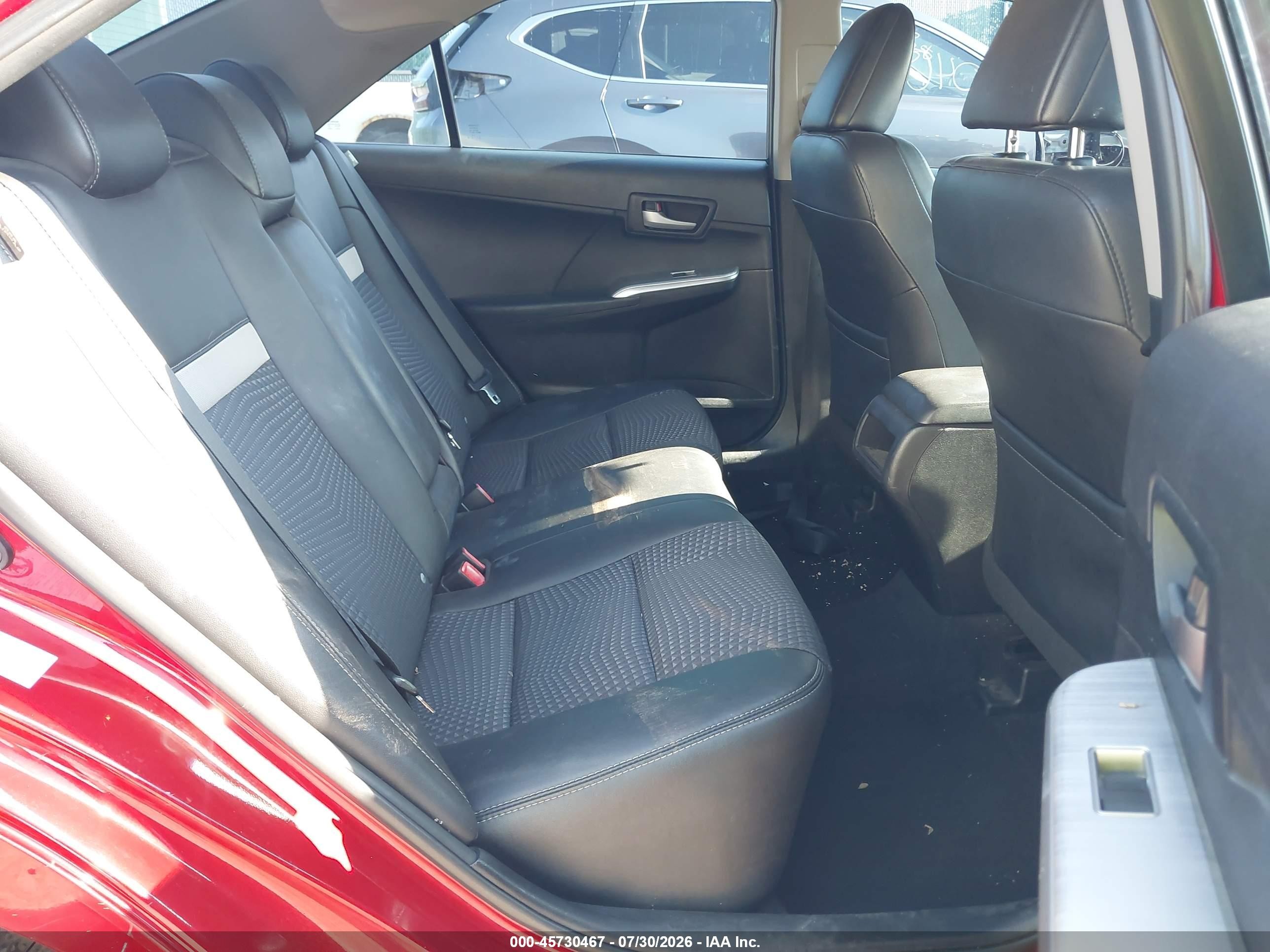 2013 Toyota Camry Se Red vin: 4T1BF1FK8DU709081