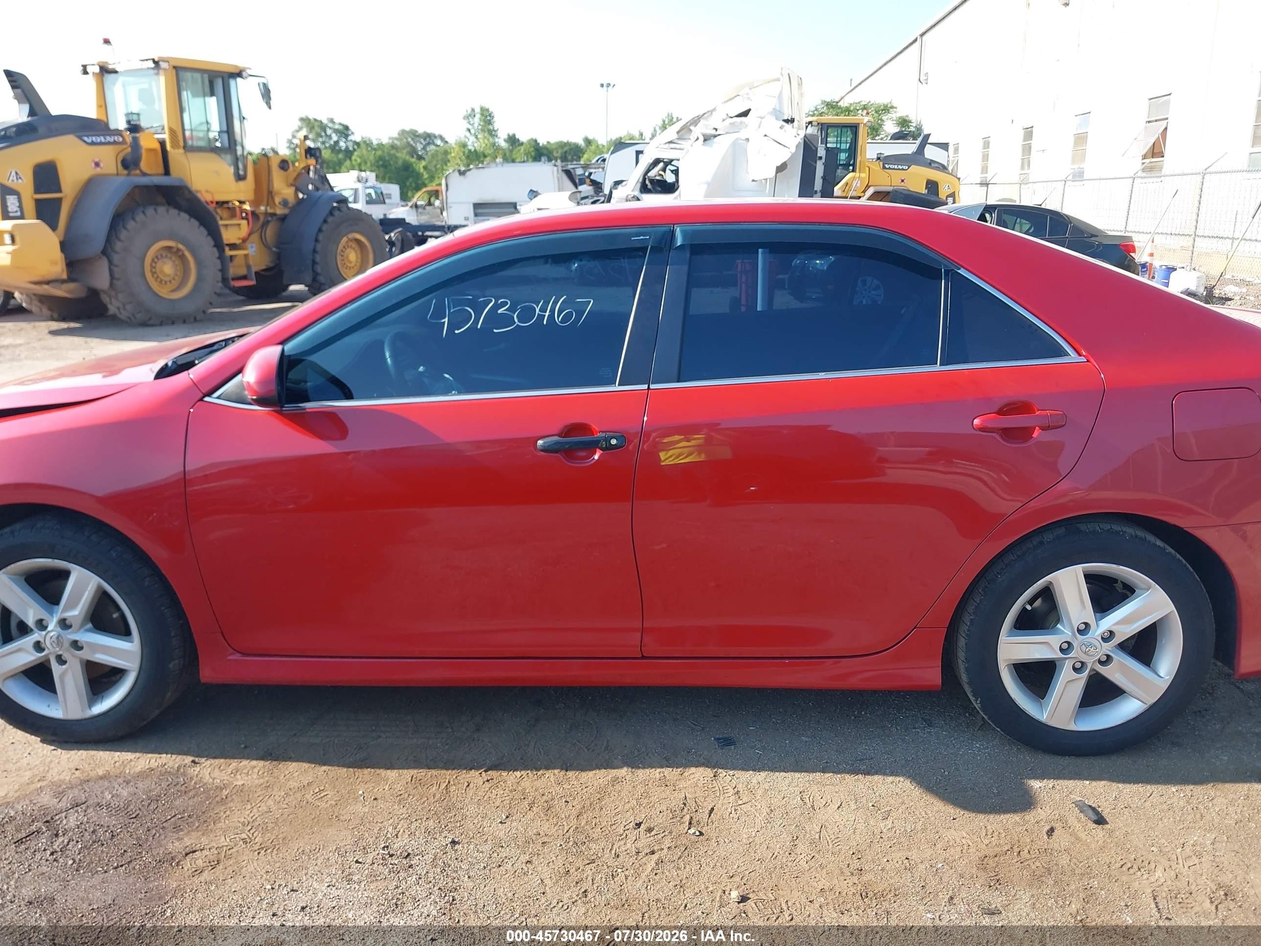 2013 Toyota Camry Se Red vin: 4T1BF1FK8DU709081