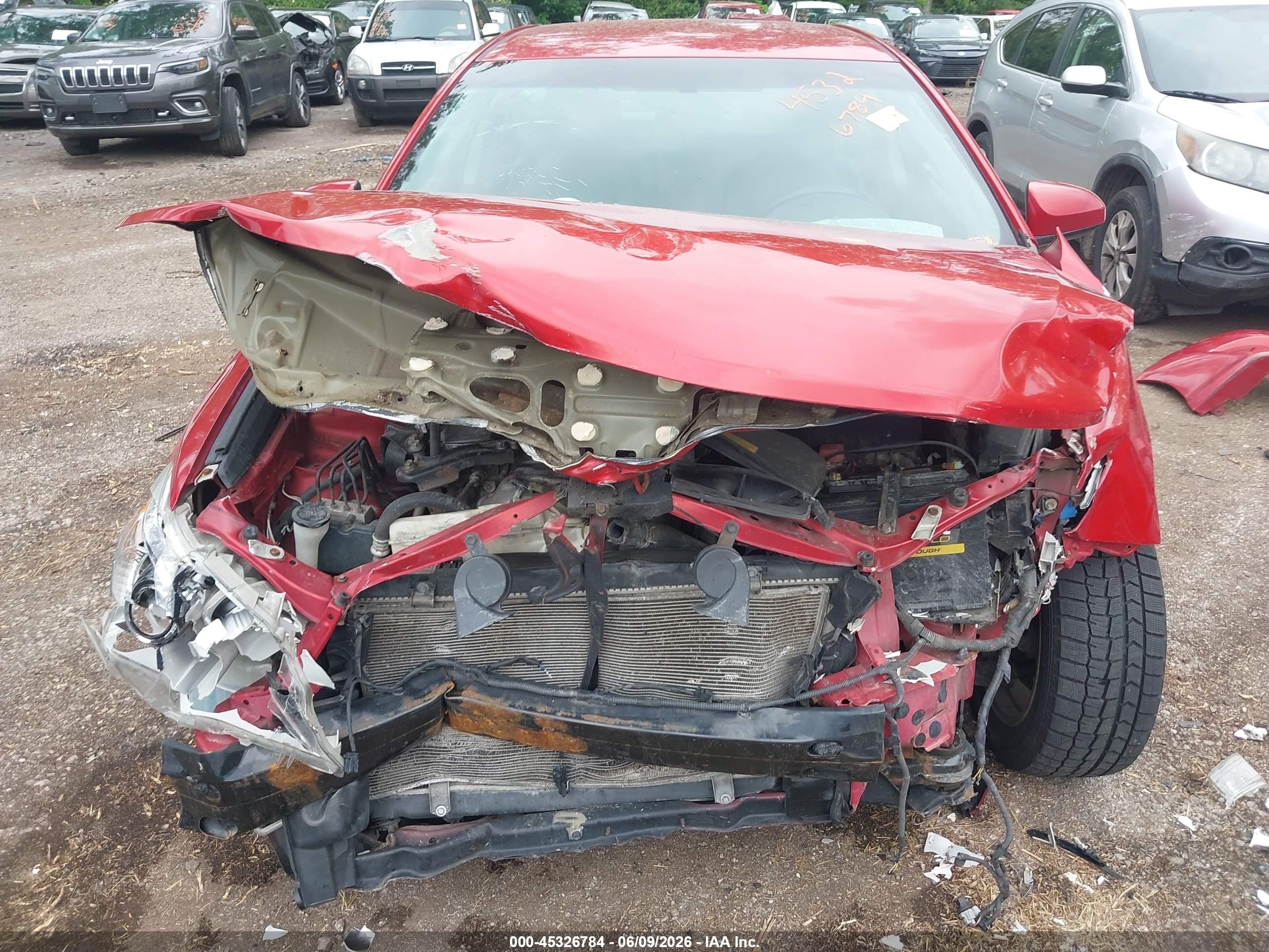 2013 Toyota Camry Se Red vin: 4T1BF1FK8DU709775
