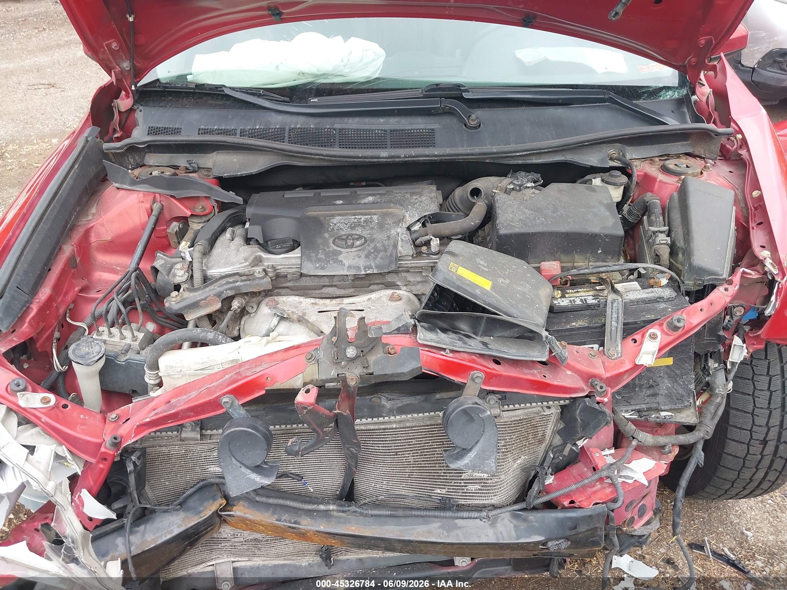 2013 Toyota Camry Se Red vin: 4T1BF1FK8DU709775
