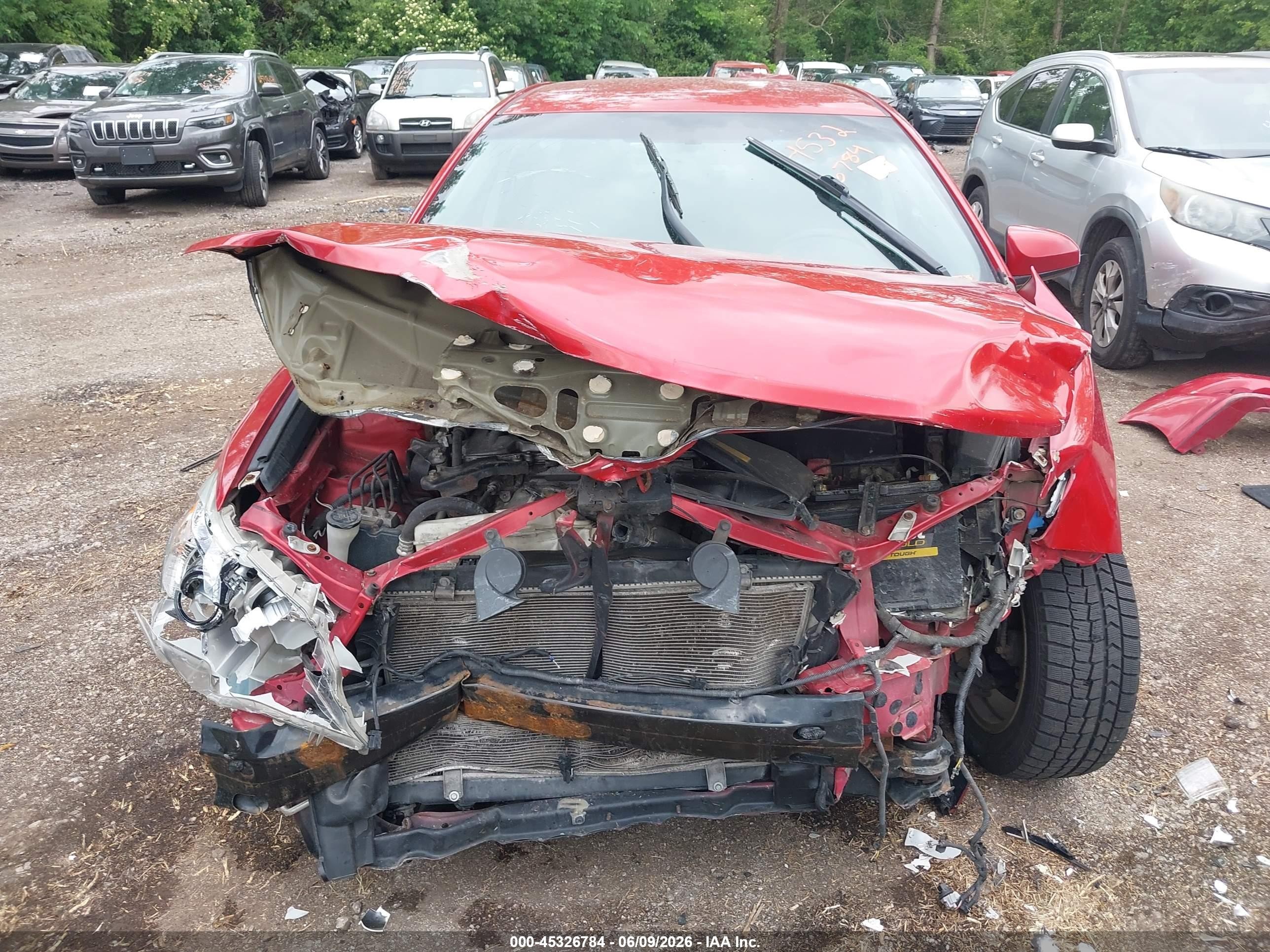 2013 Toyota Camry Se Red vin: 4T1BF1FK8DU709775
