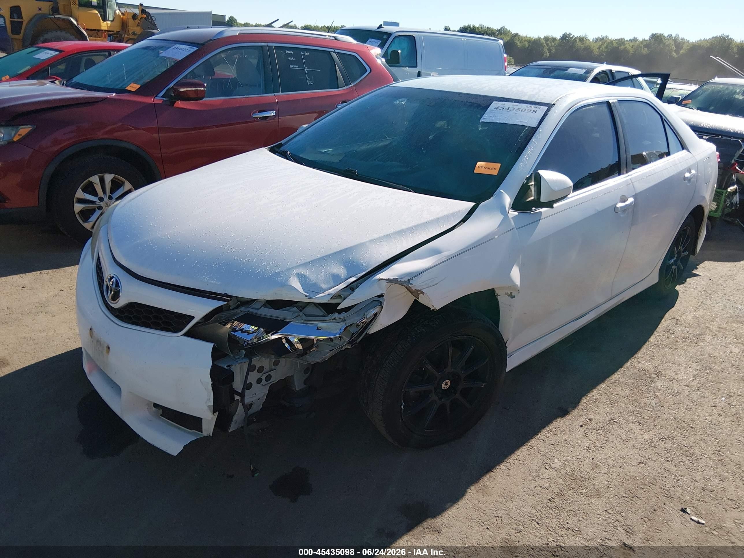 2013 Toyota Camry Se White vin: 4T1BF1FK8DU712806