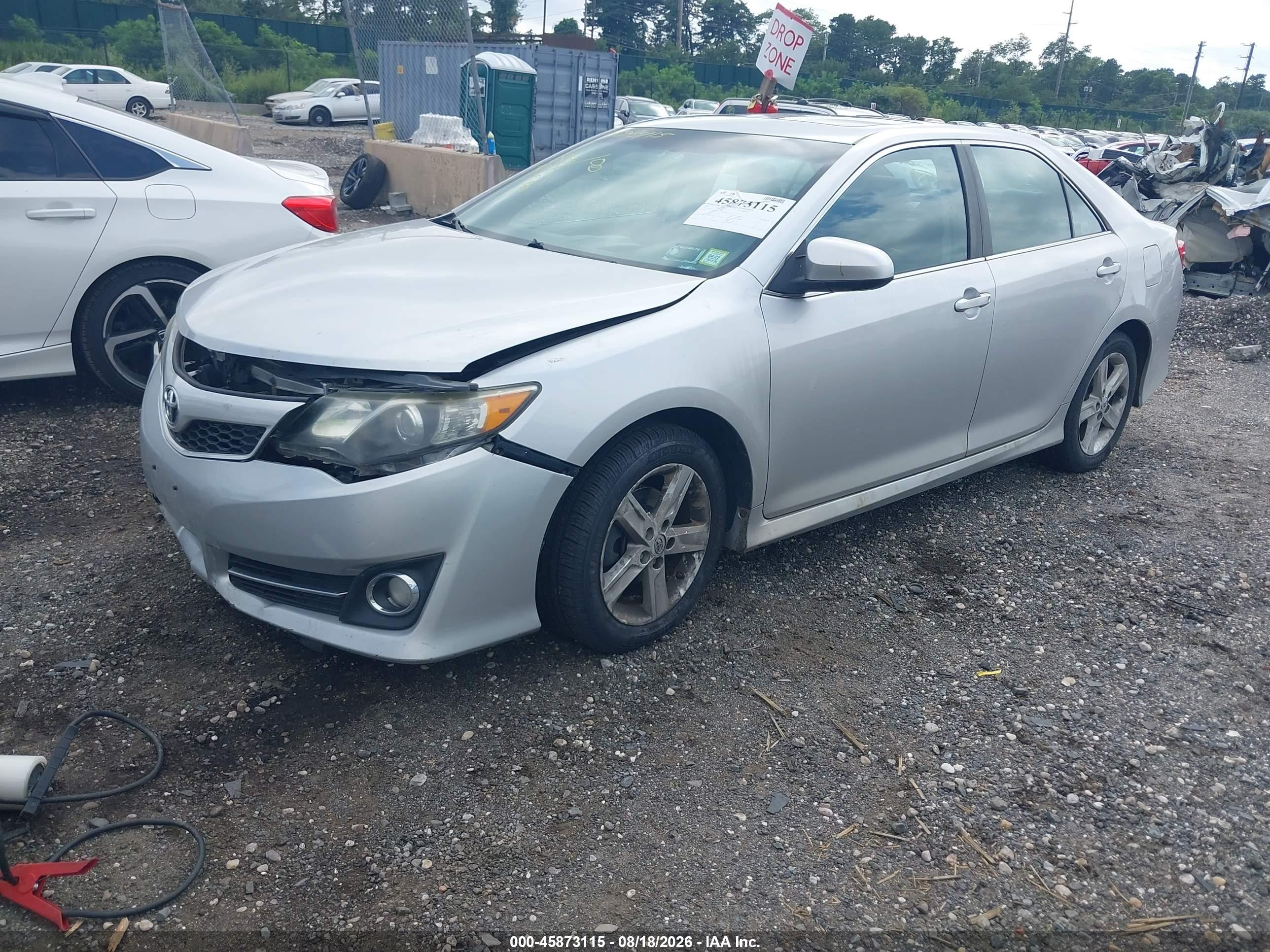 2013 Toyota Camry Se Silver vin: 4T1BF1FK8DU721988