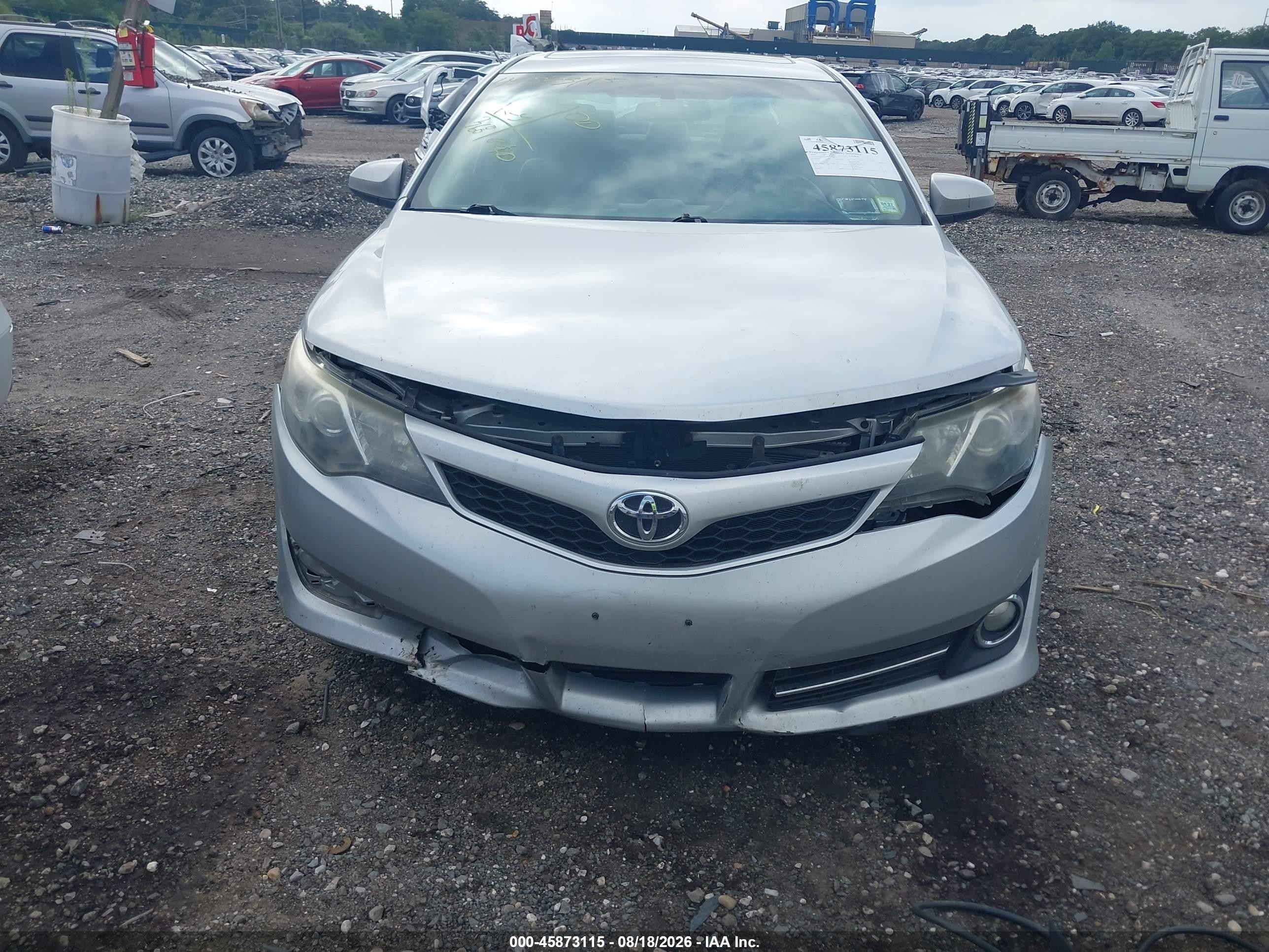2013 Toyota Camry Se Silver vin: 4T1BF1FK8DU721988