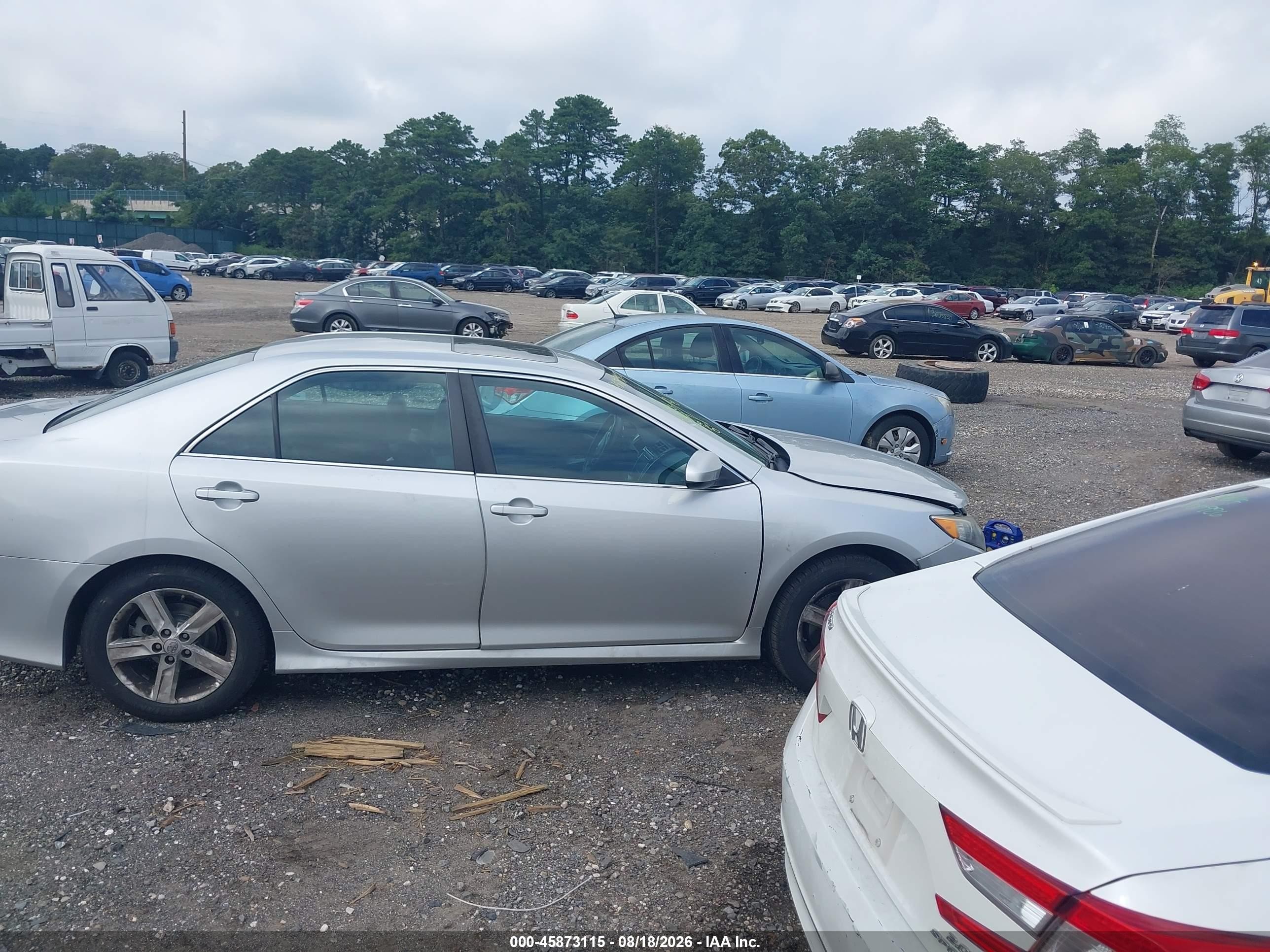 2013 Toyota Camry Se Silver vin: 4T1BF1FK8DU721988