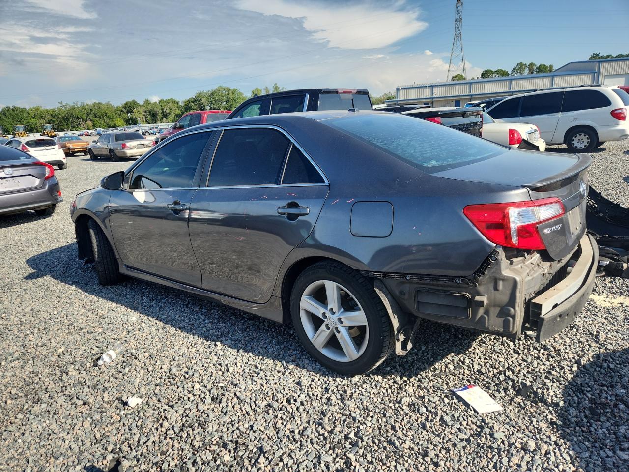 2014 Toyota Camry Se Серый vin: 4T1BF1FK8EU315016