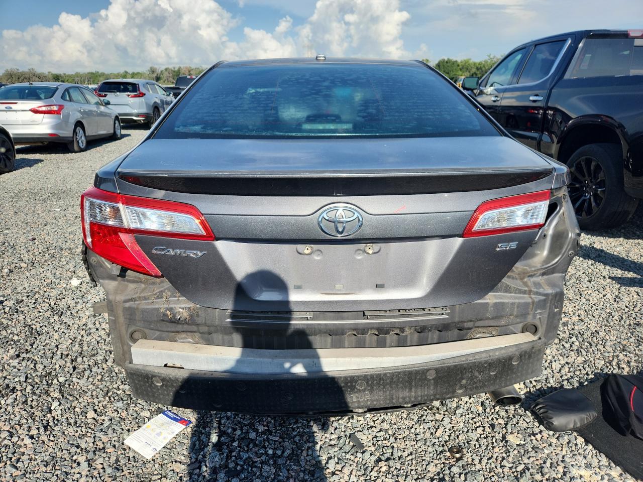 2014 Toyota Camry Se Серый vin: 4T1BF1FK8EU315016