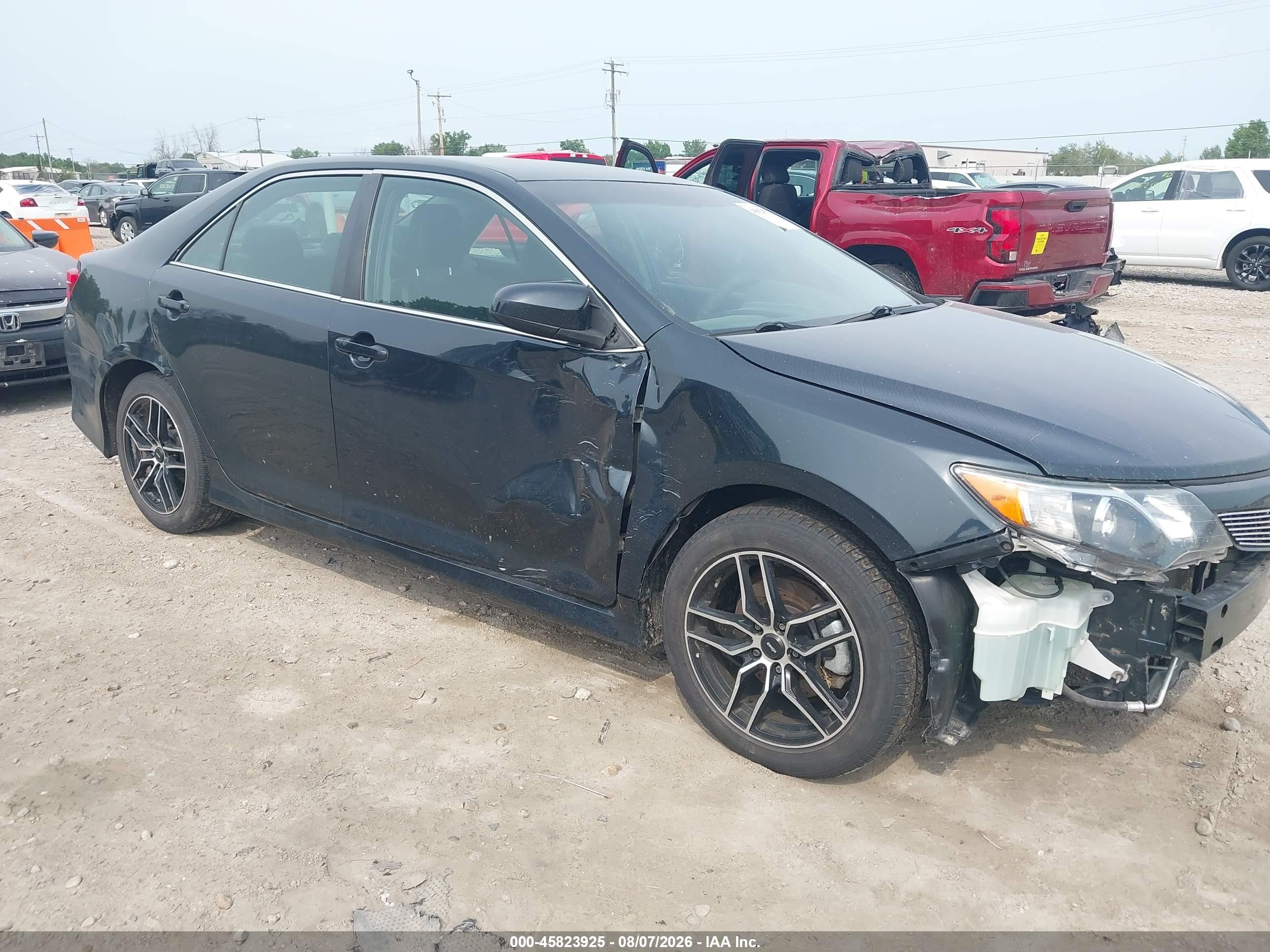 2014 Toyota Camry Se Black vin: 4T1BF1FK8EU316165