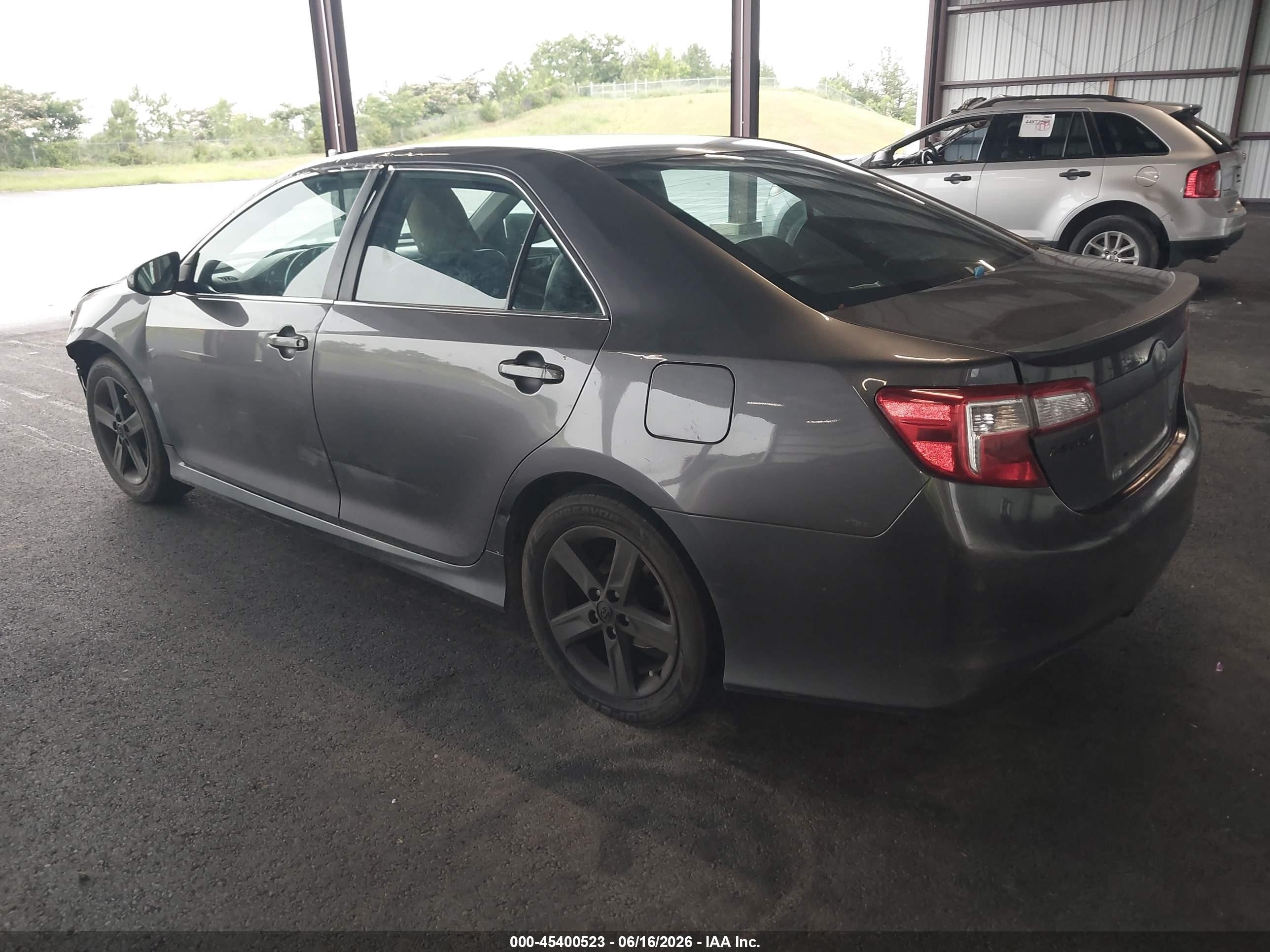 2014 Toyota Camry Se Gray vin: 4T1BF1FK8EU318188