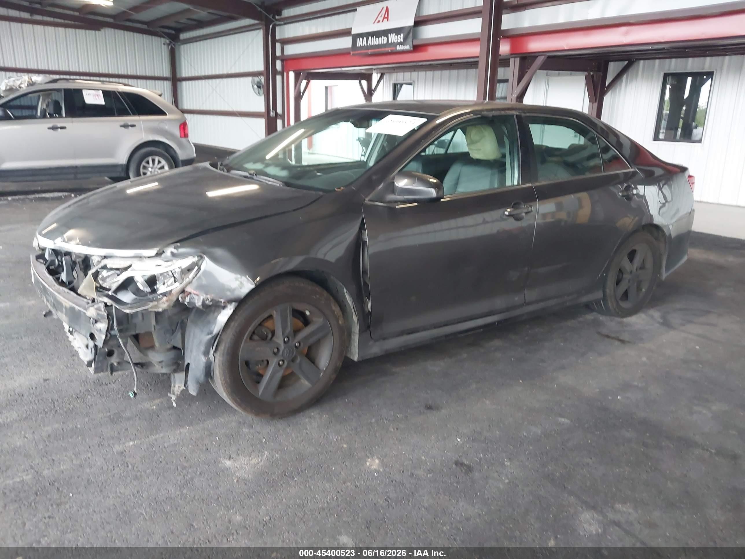 2014 Toyota Camry Se Gray vin: 4T1BF1FK8EU318188