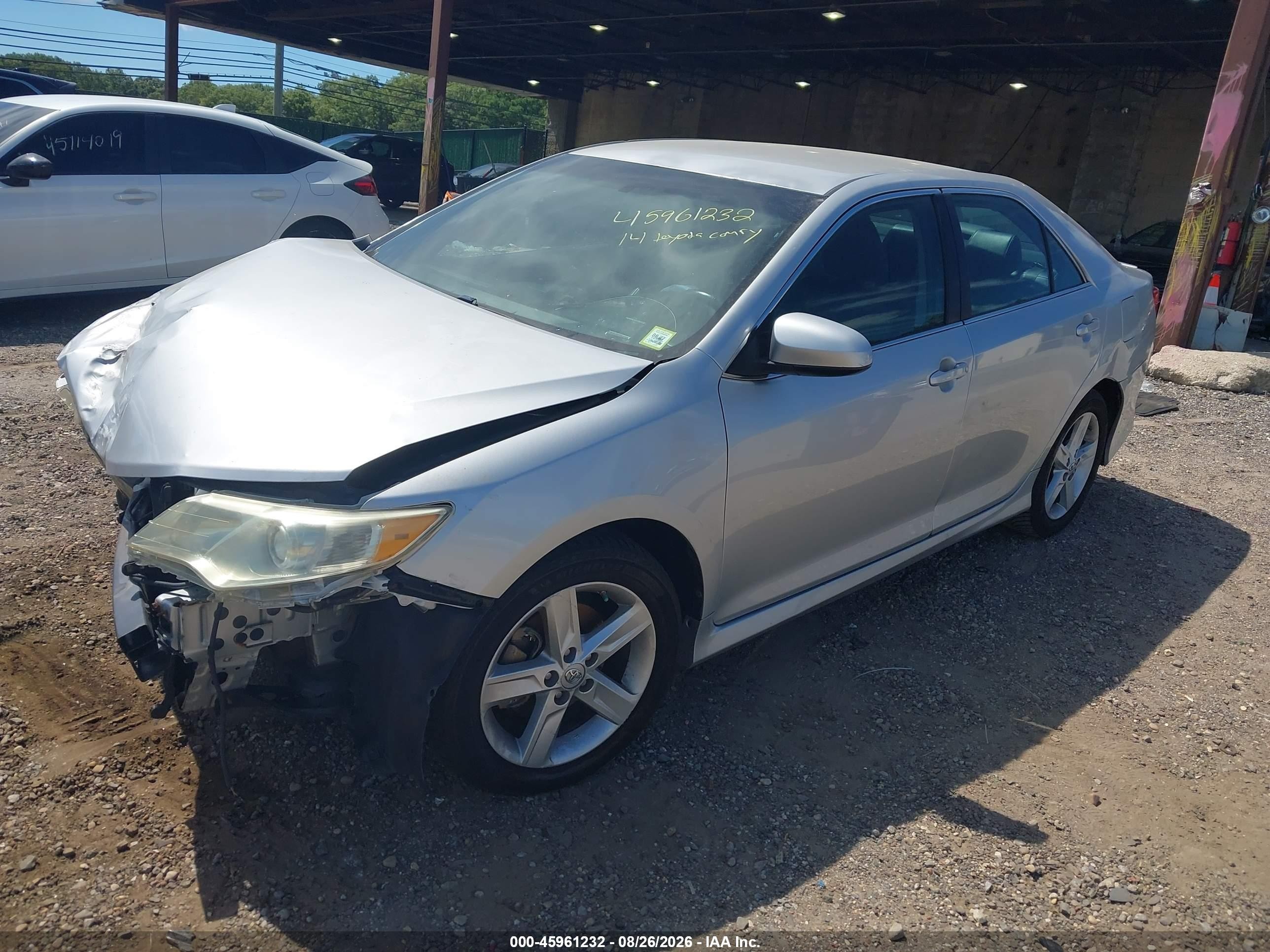 2014 Toyota Camry Se Серебряный vin: 4T1BF1FK8EU320698