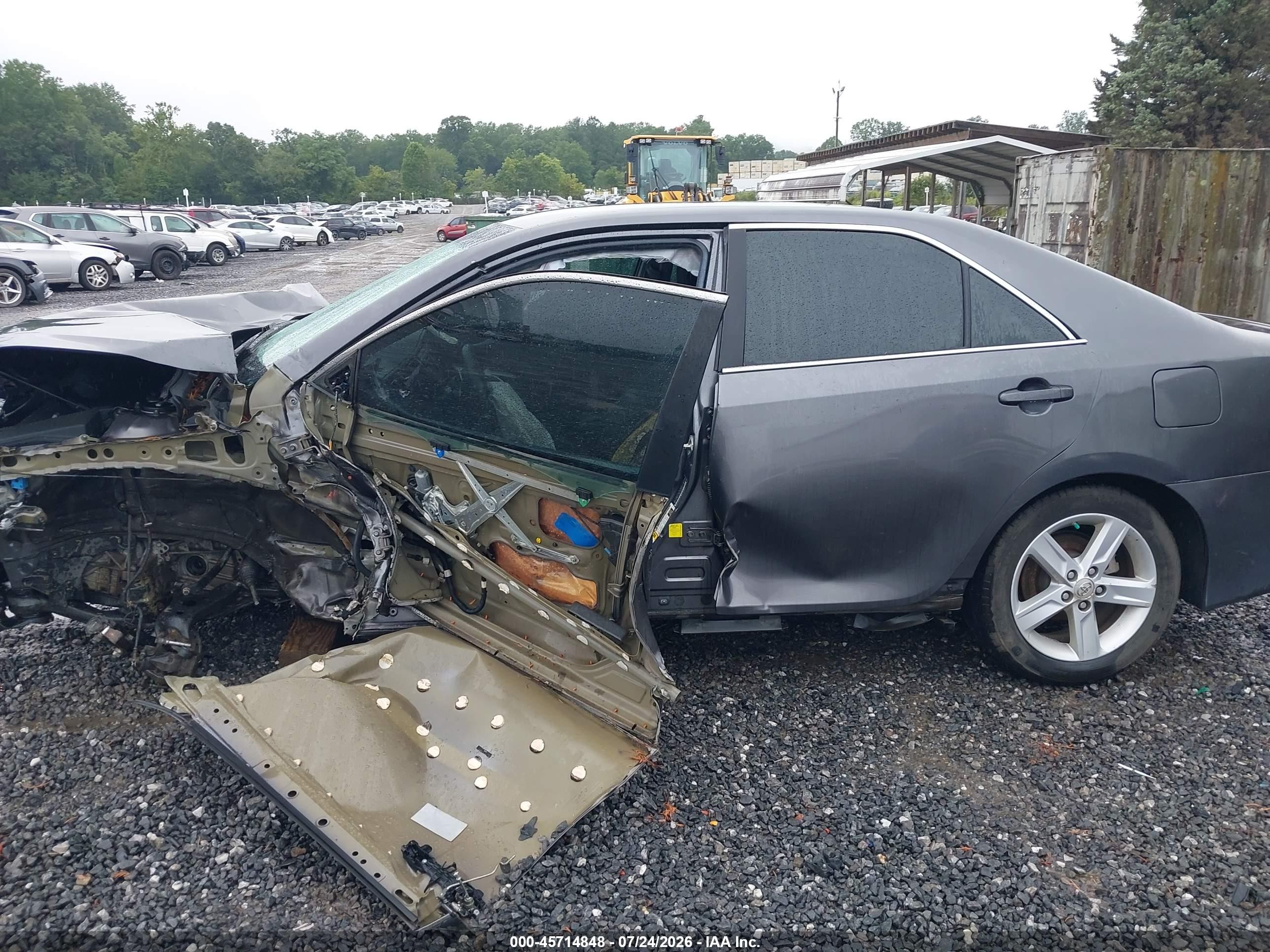 2014 Toyota Camry Se Gray vin: 4T1BF1FK8EU322063