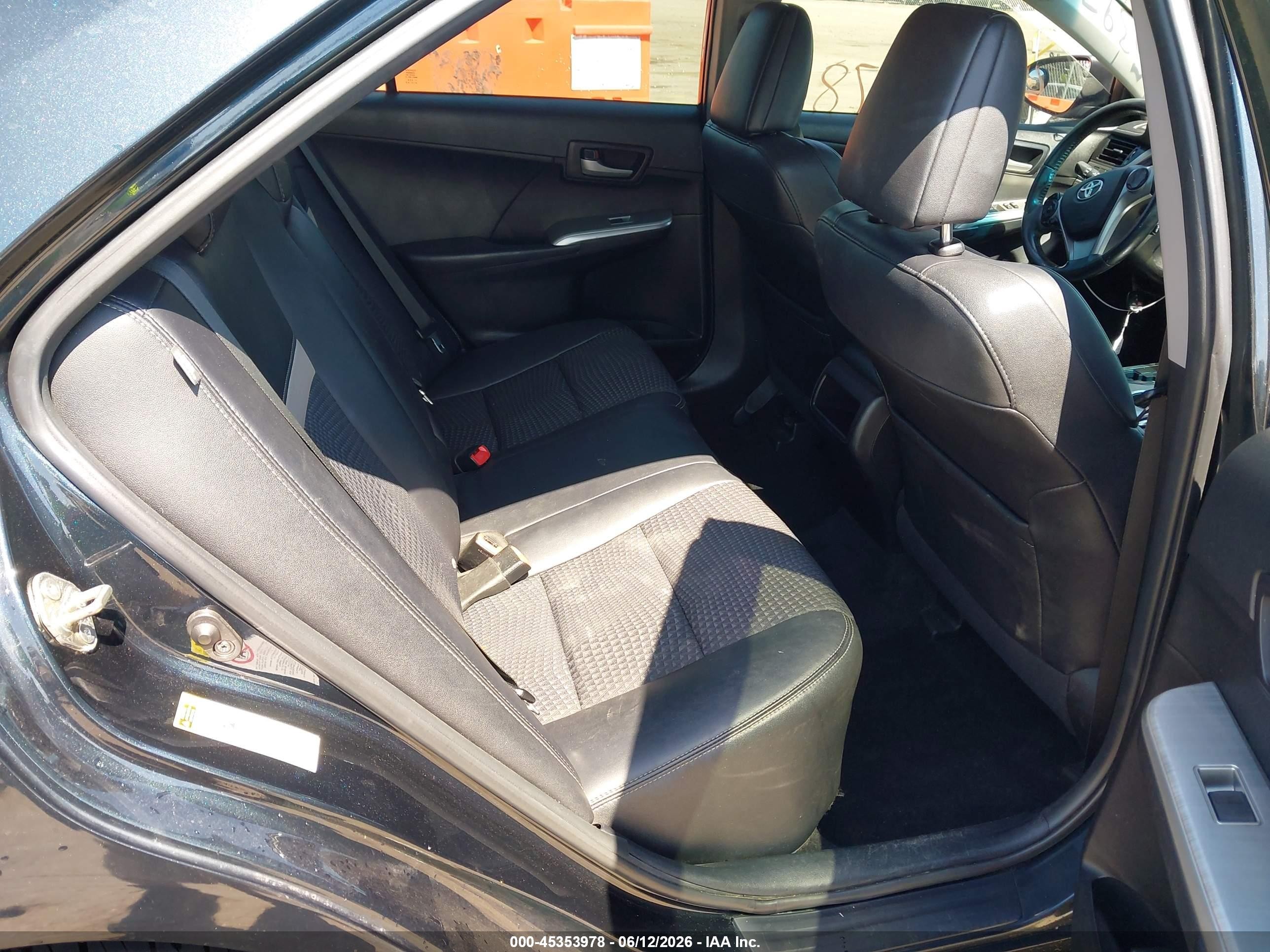 2014 Toyota Camry Se Sport Blue vin: 4T1BF1FK8EU328624