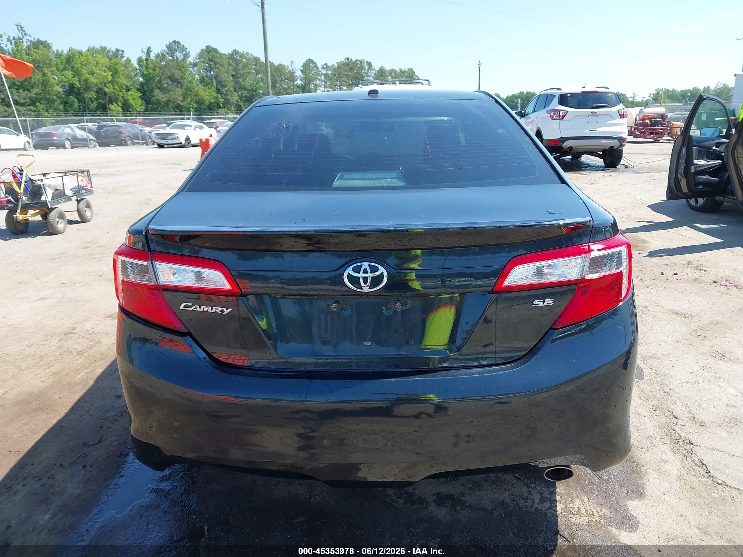 2014 Toyota Camry Se Sport Blue vin: 4T1BF1FK8EU328624