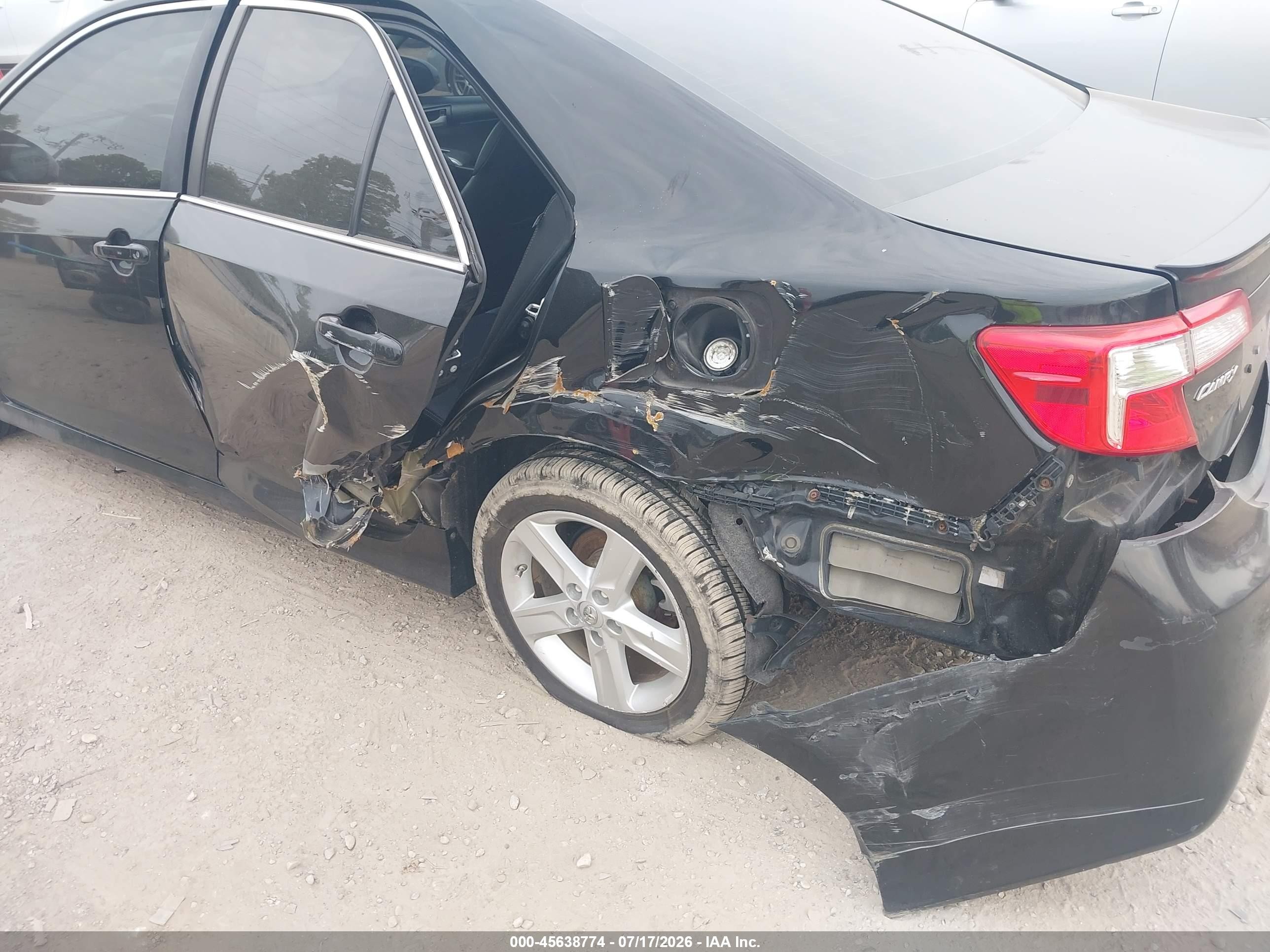 2014 Toyota Camry Se Черный vin: 4T1BF1FK8EU331233