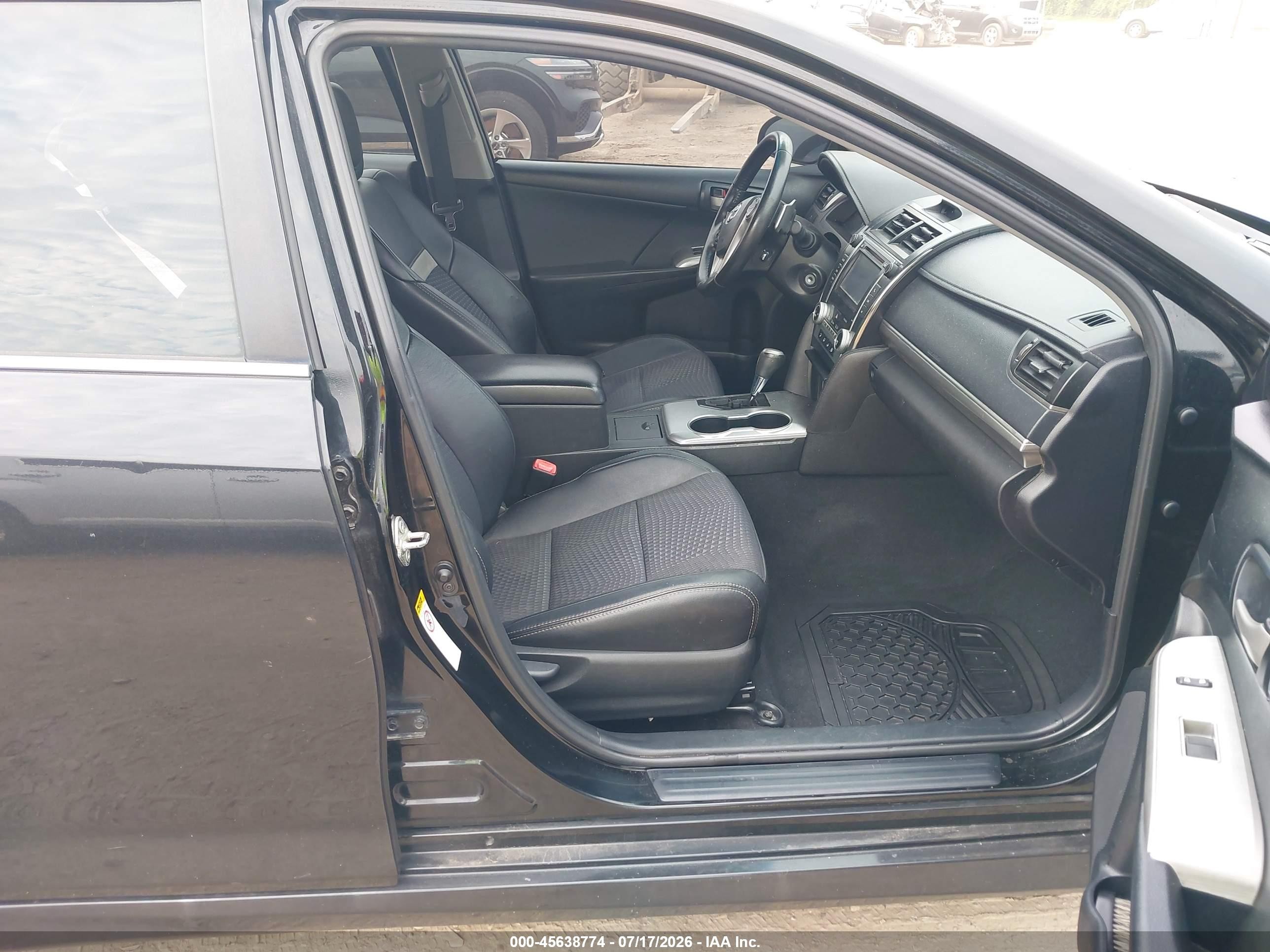 2014 Toyota Camry Se Черный vin: 4T1BF1FK8EU331233