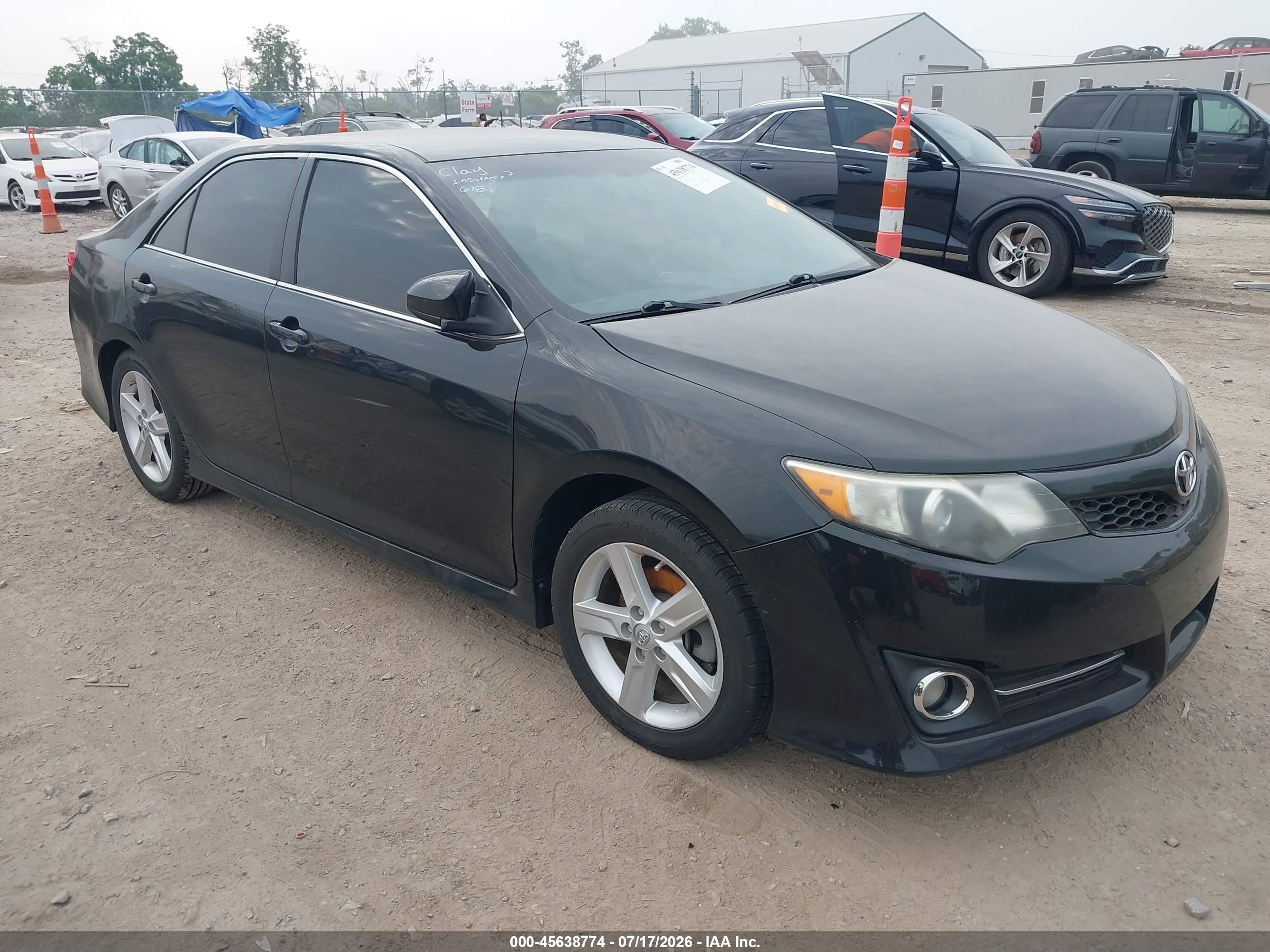 2014 Toyota Camry Se Черный vin: 4T1BF1FK8EU331233