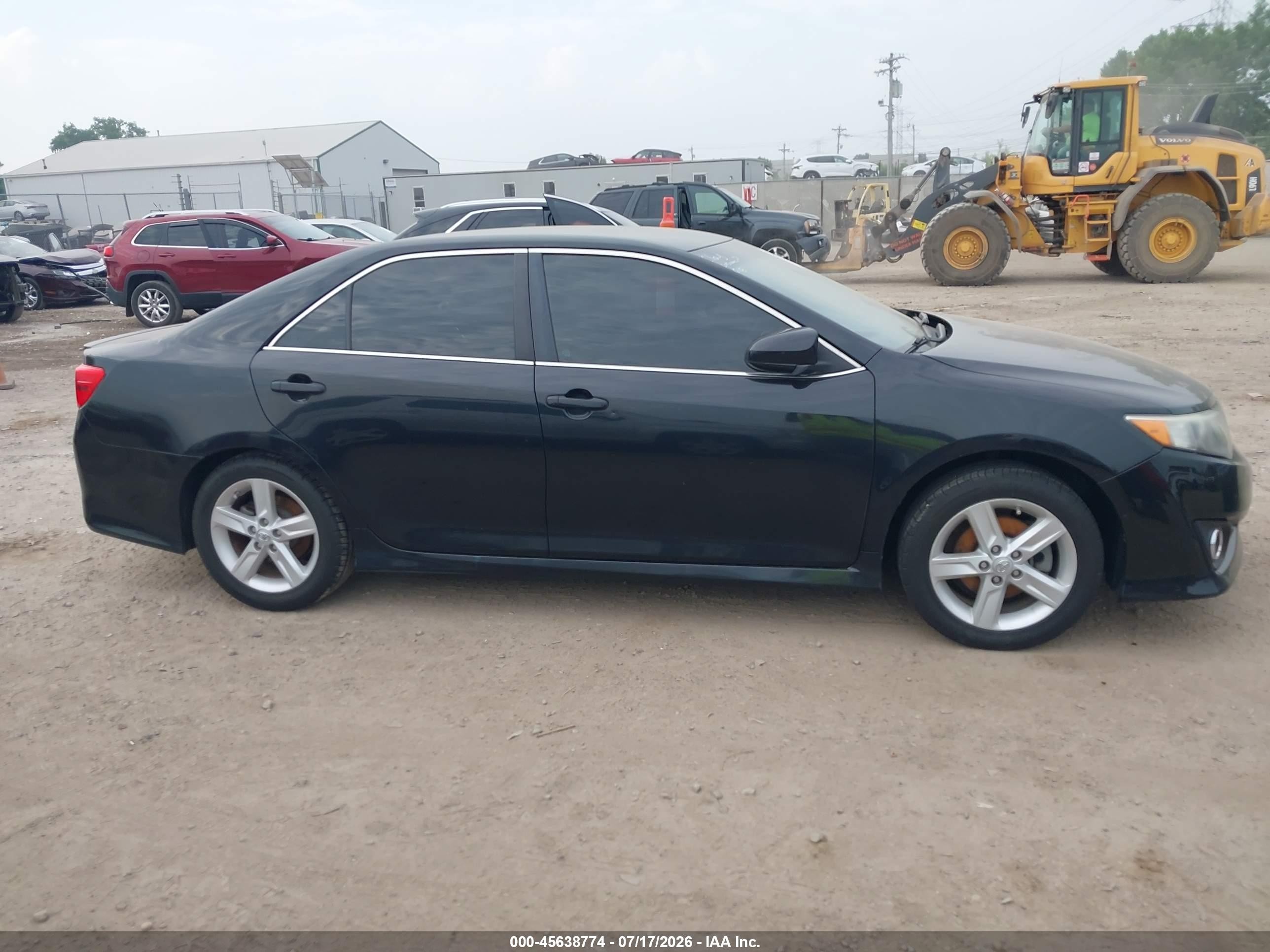 2014 Toyota Camry Se Черный vin: 4T1BF1FK8EU331233