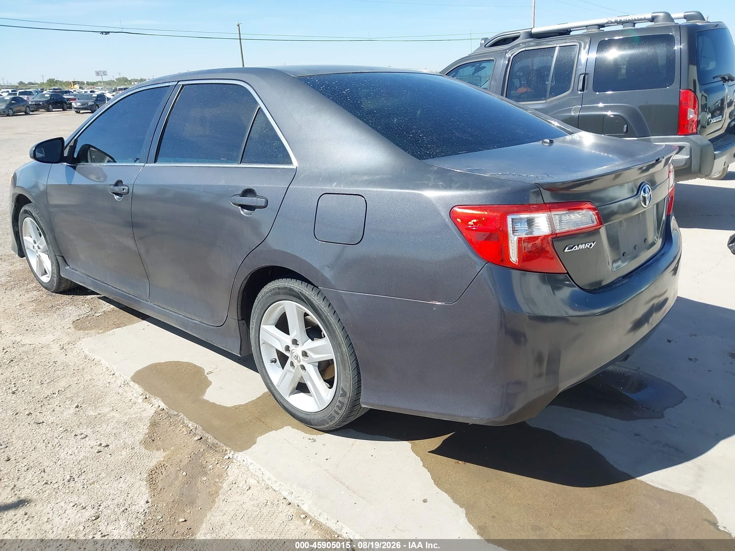 2014 Toyota Camry Se Sport Gray vin: 4T1BF1FK8EU333841