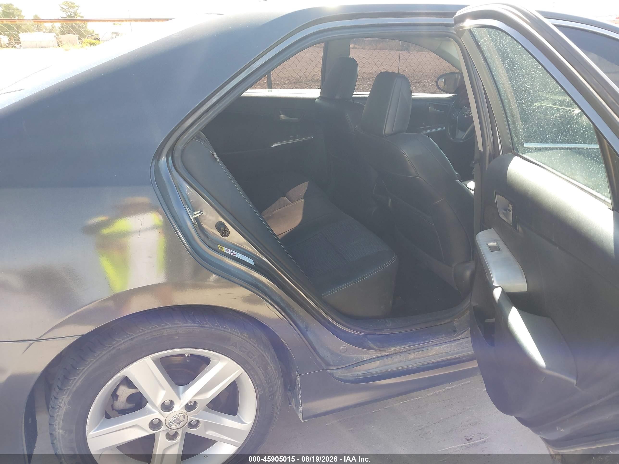 2014 Toyota Camry Se Sport Gray vin: 4T1BF1FK8EU333841