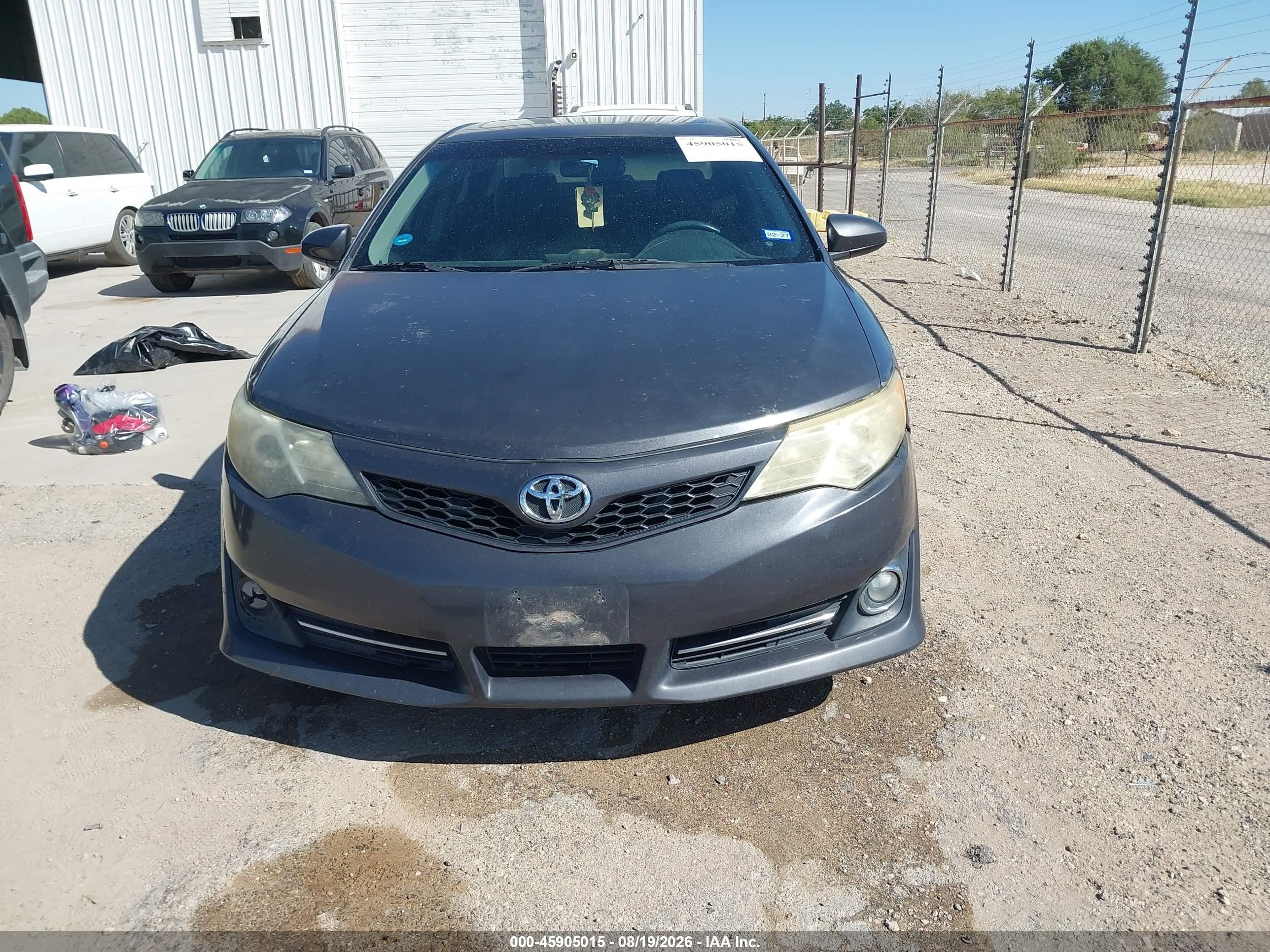 2014 Toyota Camry Se Sport Gray vin: 4T1BF1FK8EU333841