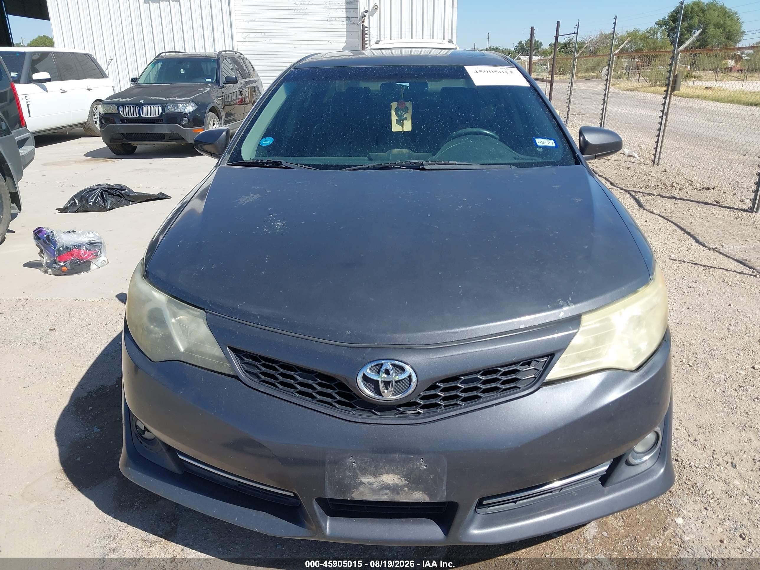 2014 Toyota Camry Se Sport Gray vin: 4T1BF1FK8EU333841