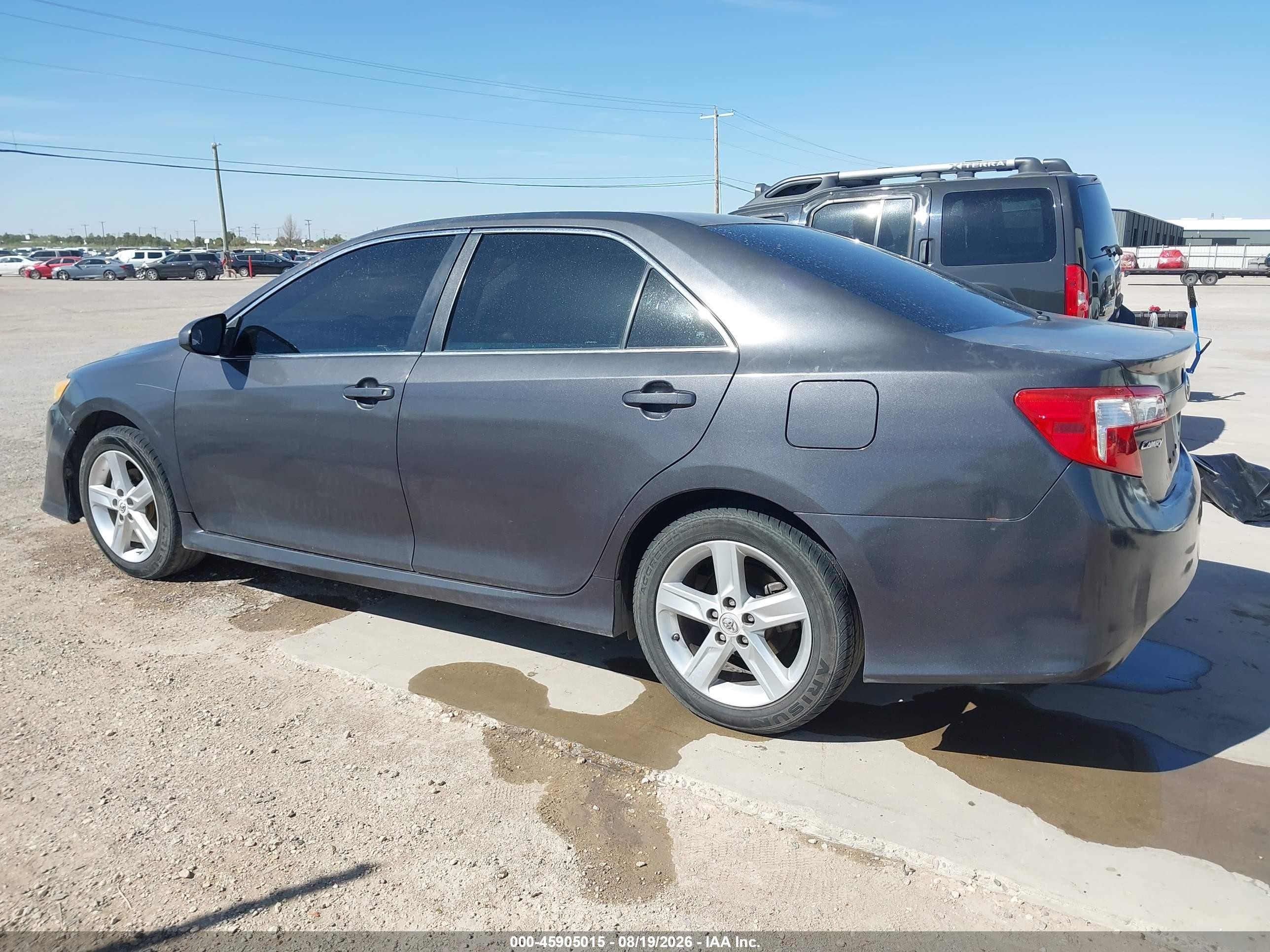 2014 Toyota Camry Se Sport Gray vin: 4T1BF1FK8EU333841